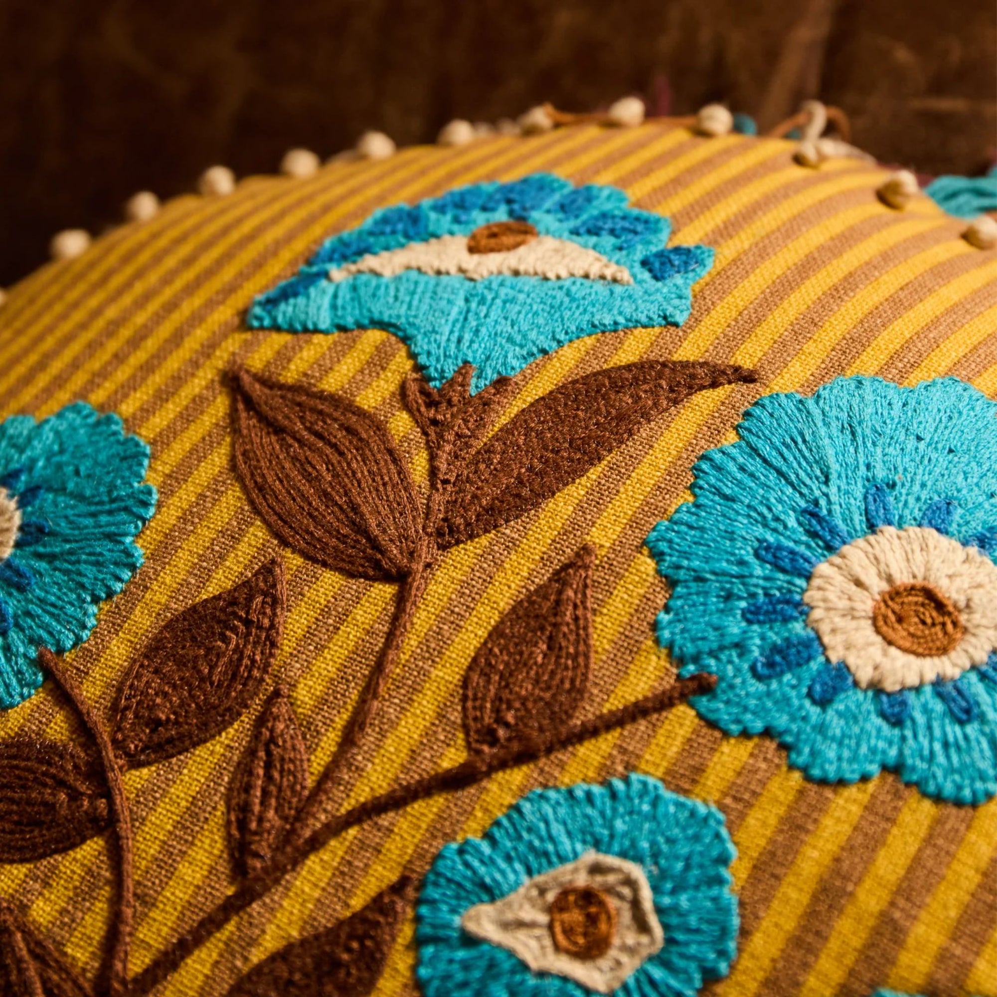 Layla Embroidered Cushion
