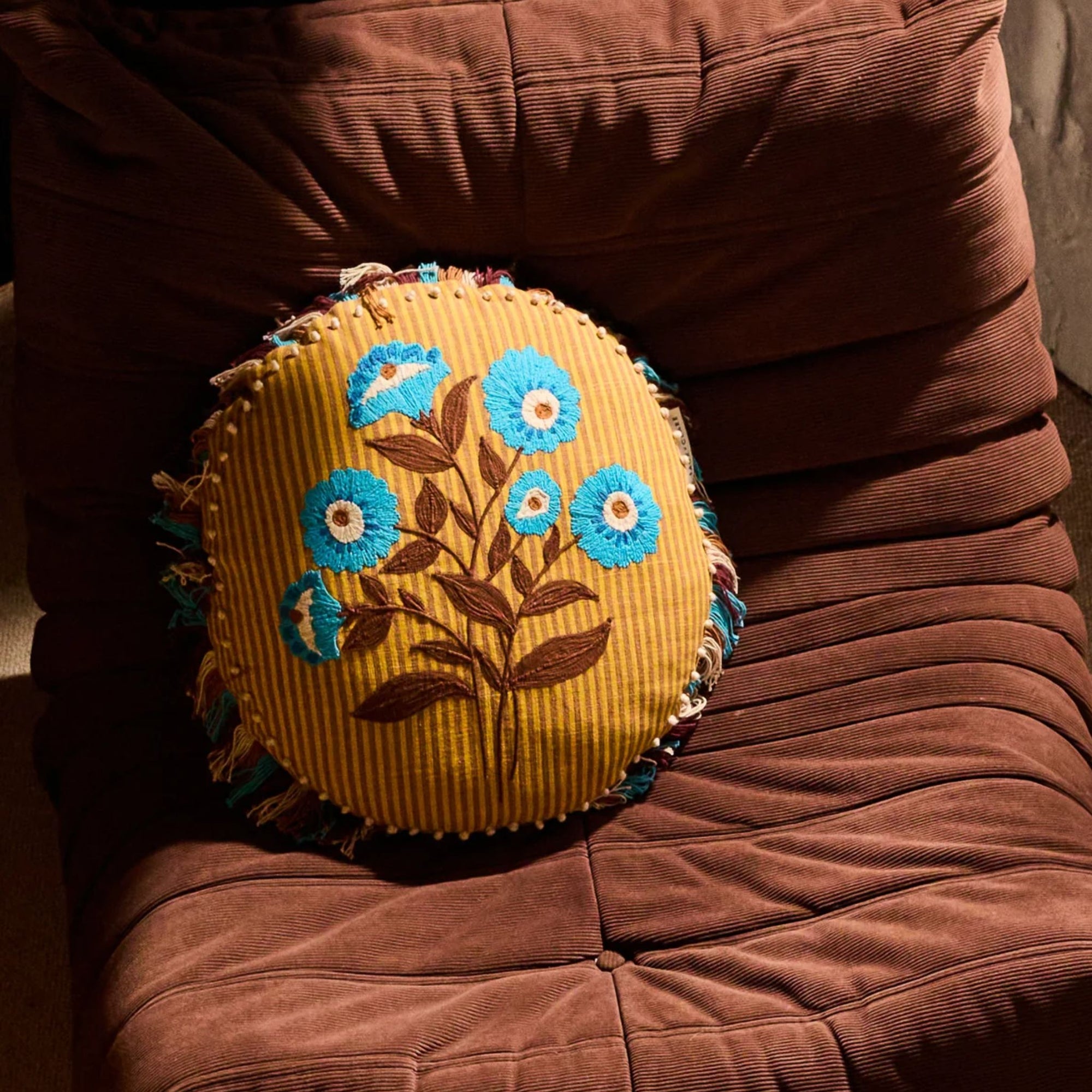 Layla Embroidered Cushion