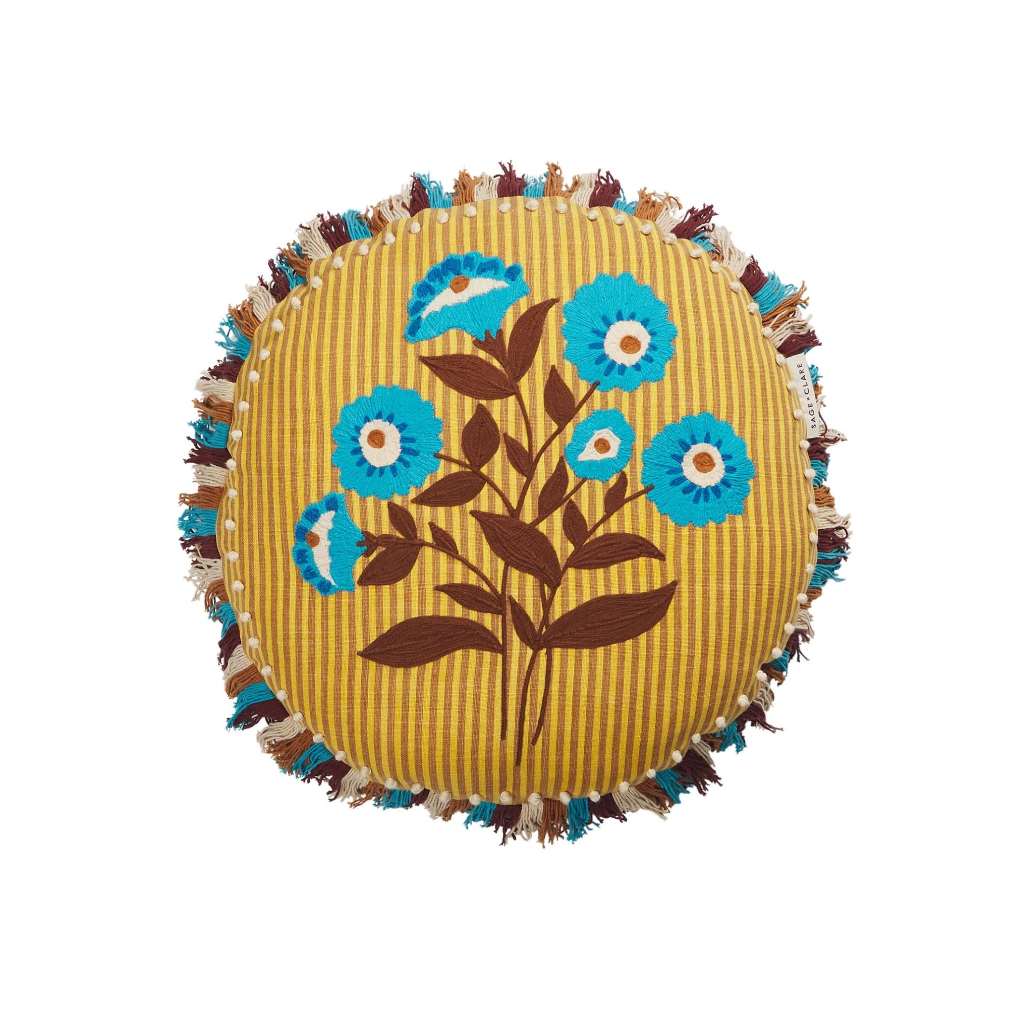 Layla Embroidered Cushion