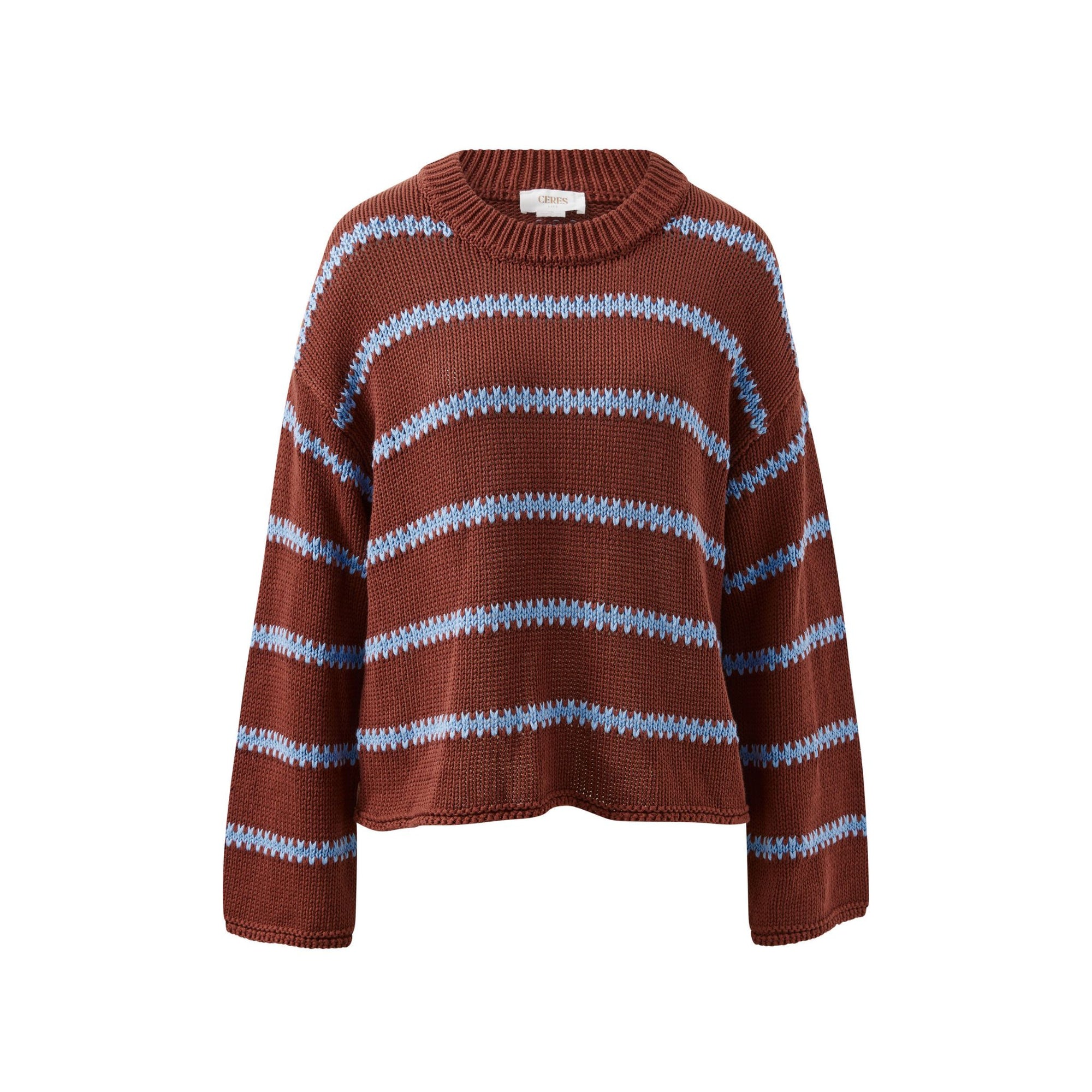 Lila Oversized Knit Crew