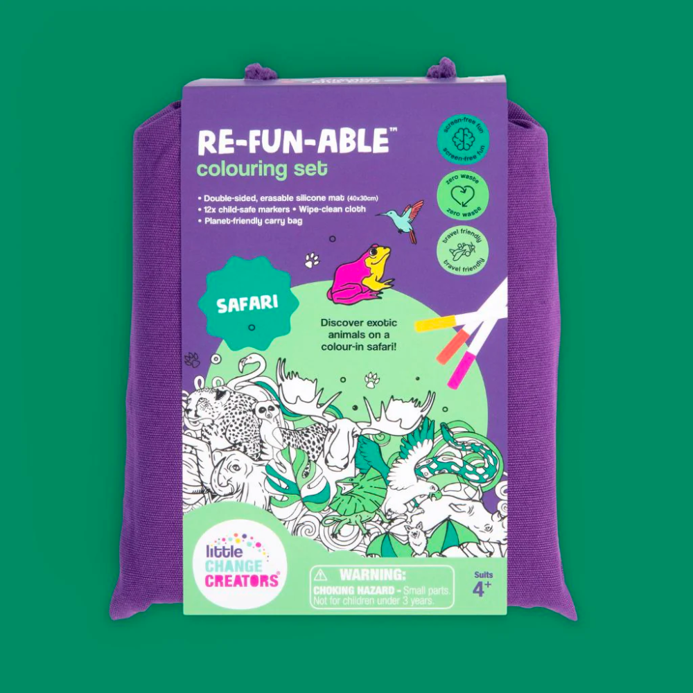 Reusable Colouring Set Safari