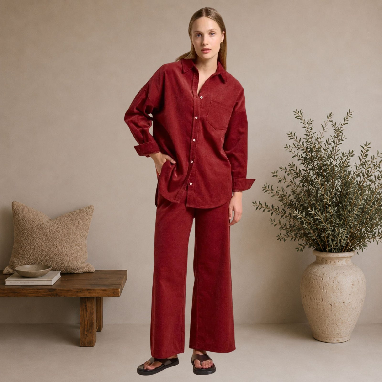 Khaite Cord Shirt