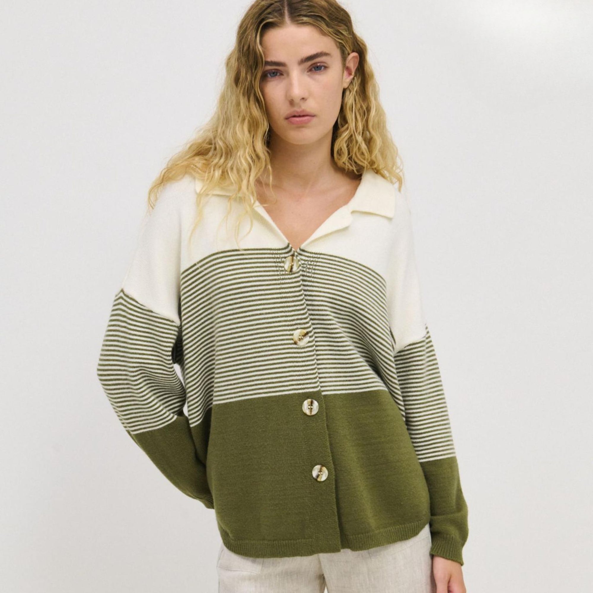 Stripe Knit Shirt
