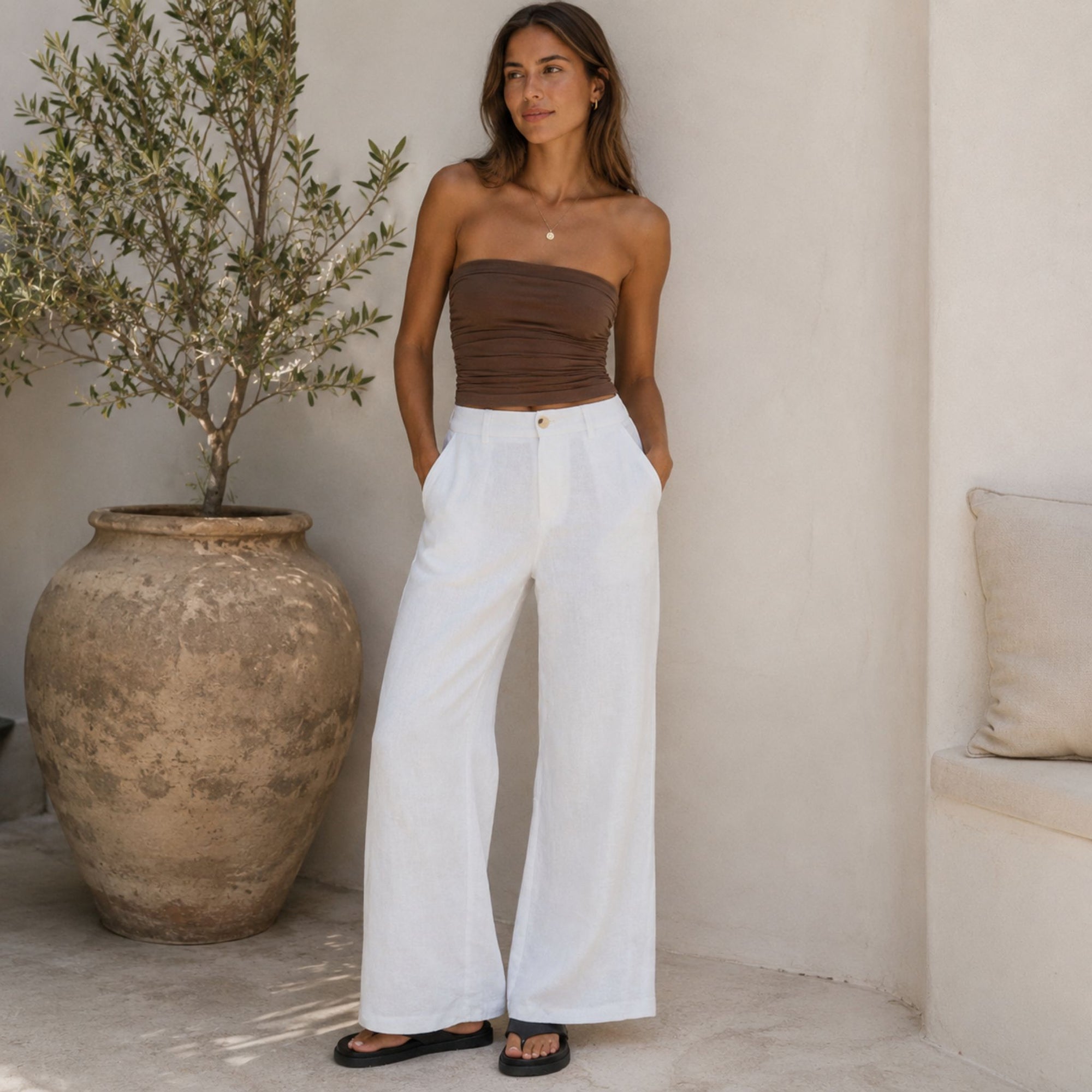 Della Linen Pant
