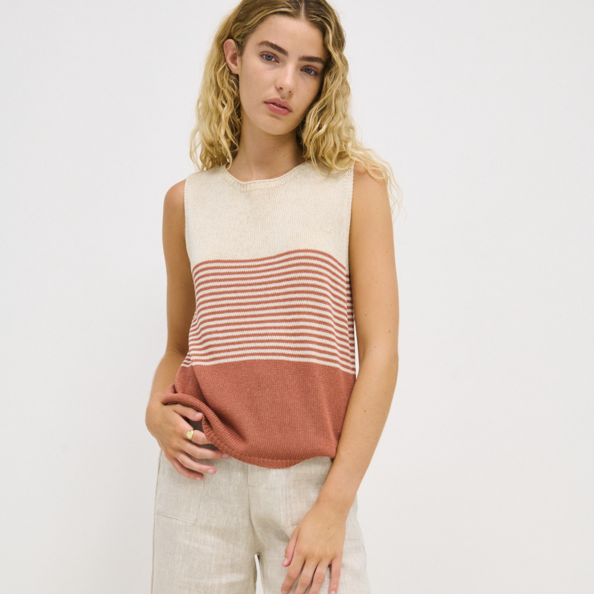 Emma Stripe Tank