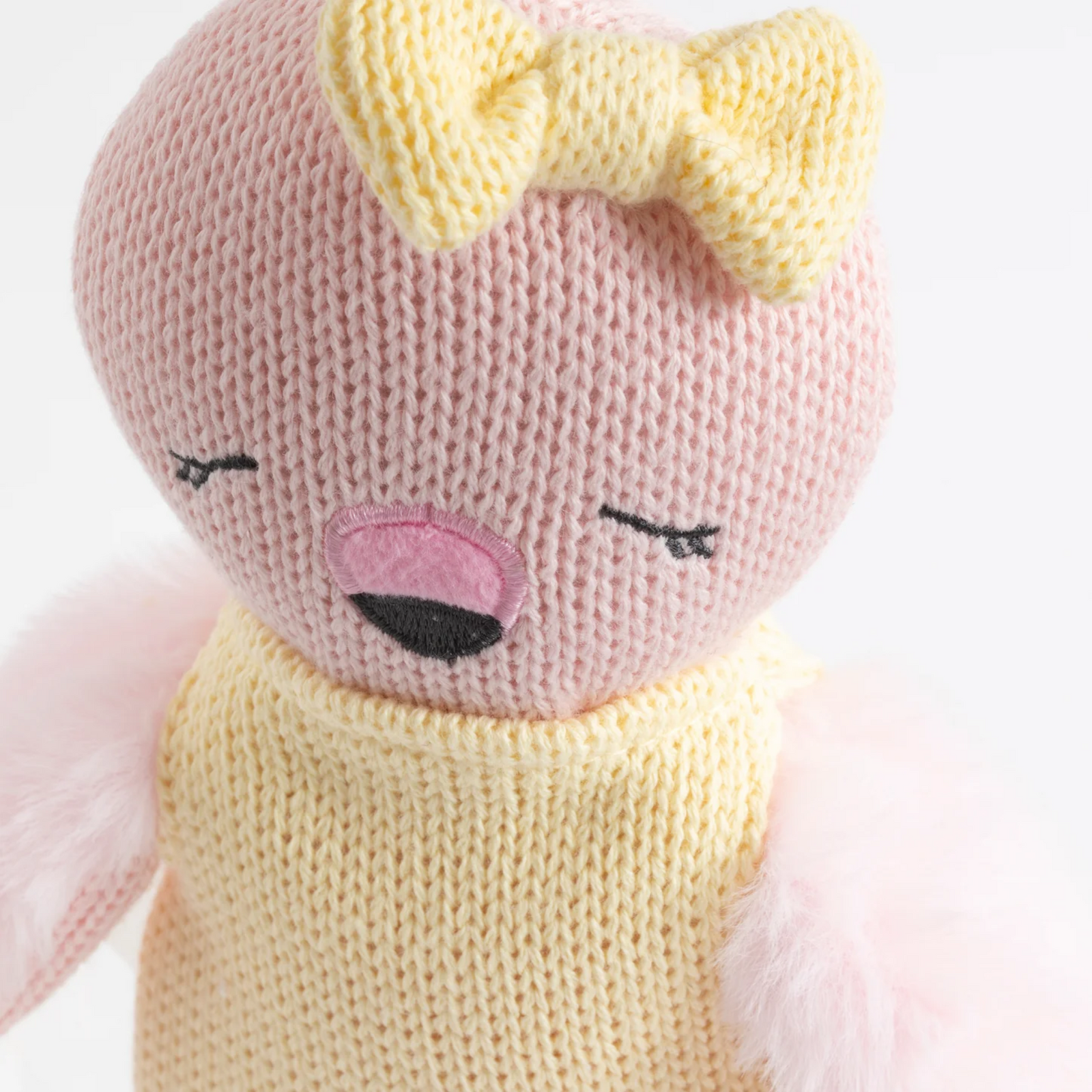 Freya the Flamingo Knitted Toy