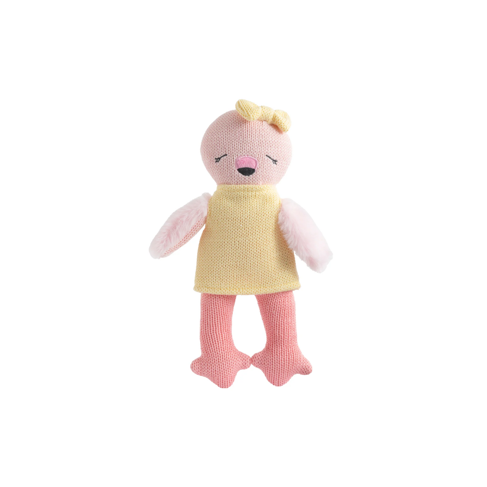 Freya the Flamingo Knitted Toy