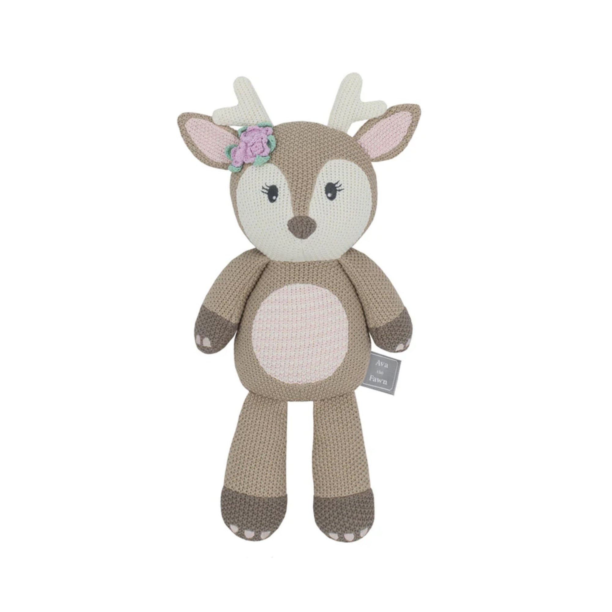 Ava Fawn Knitted Toy