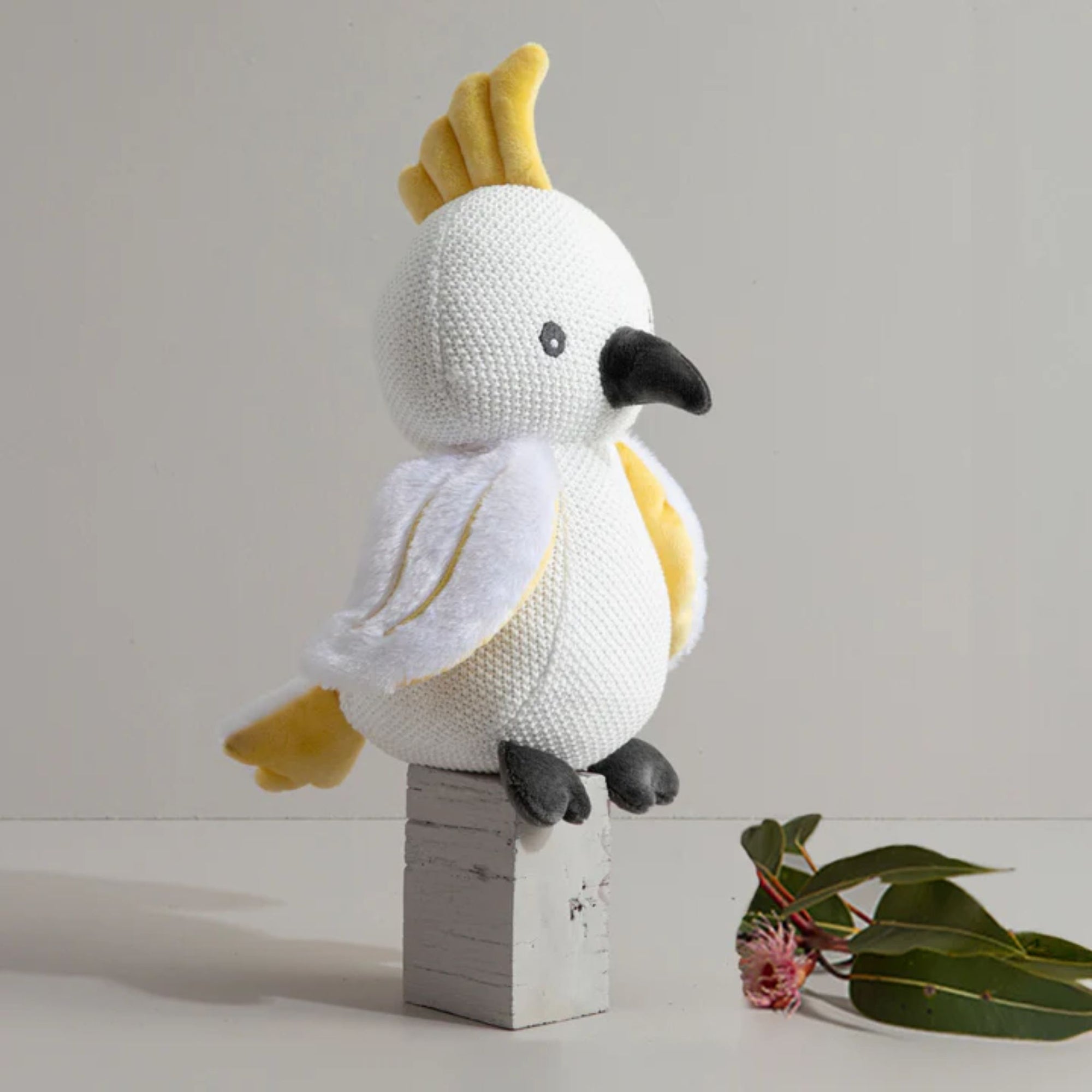 Colin The Cockatoo Knitted Toy