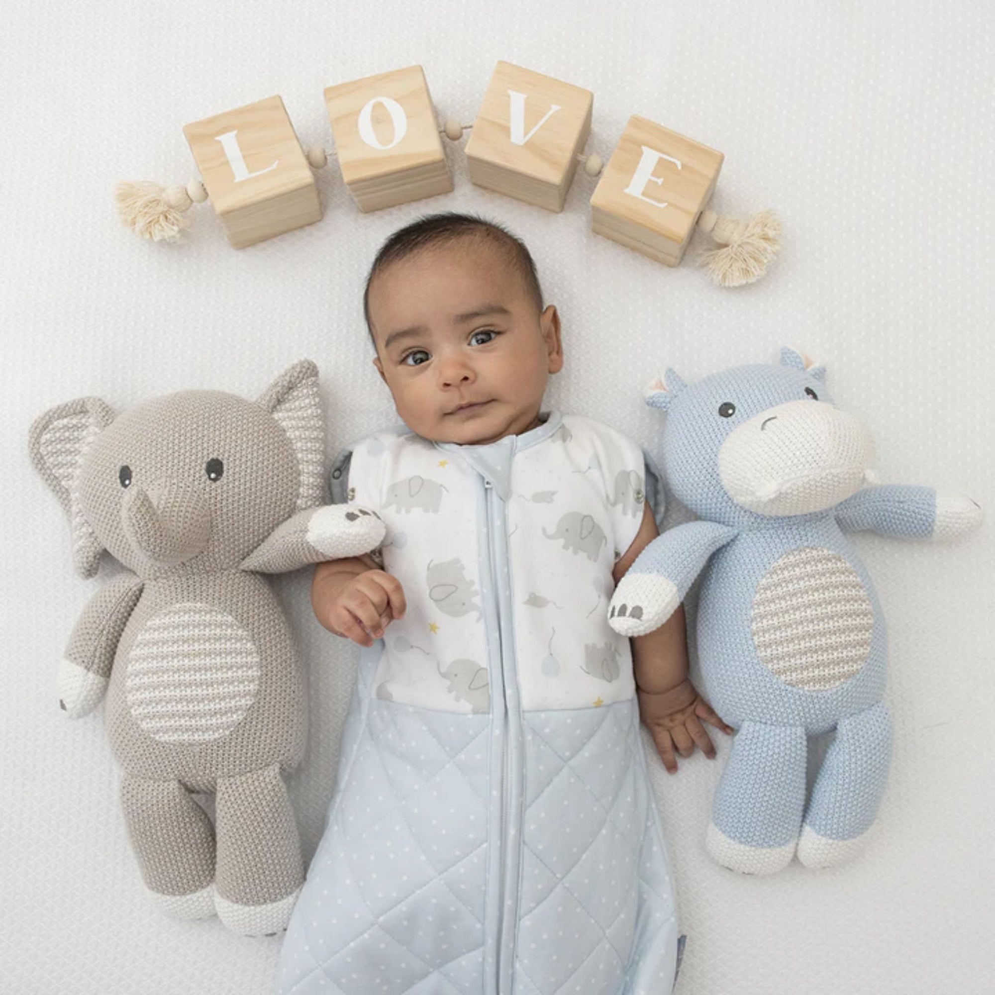 Henry Hippo Knitted Toy