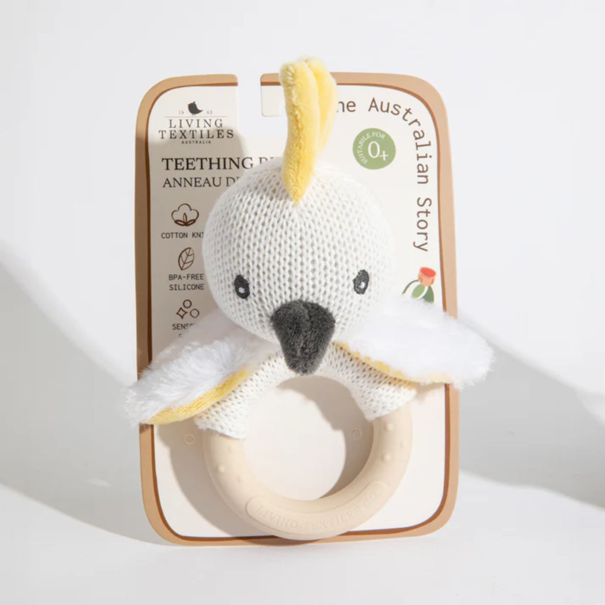 Colin The Cockatoo Ring Rattle