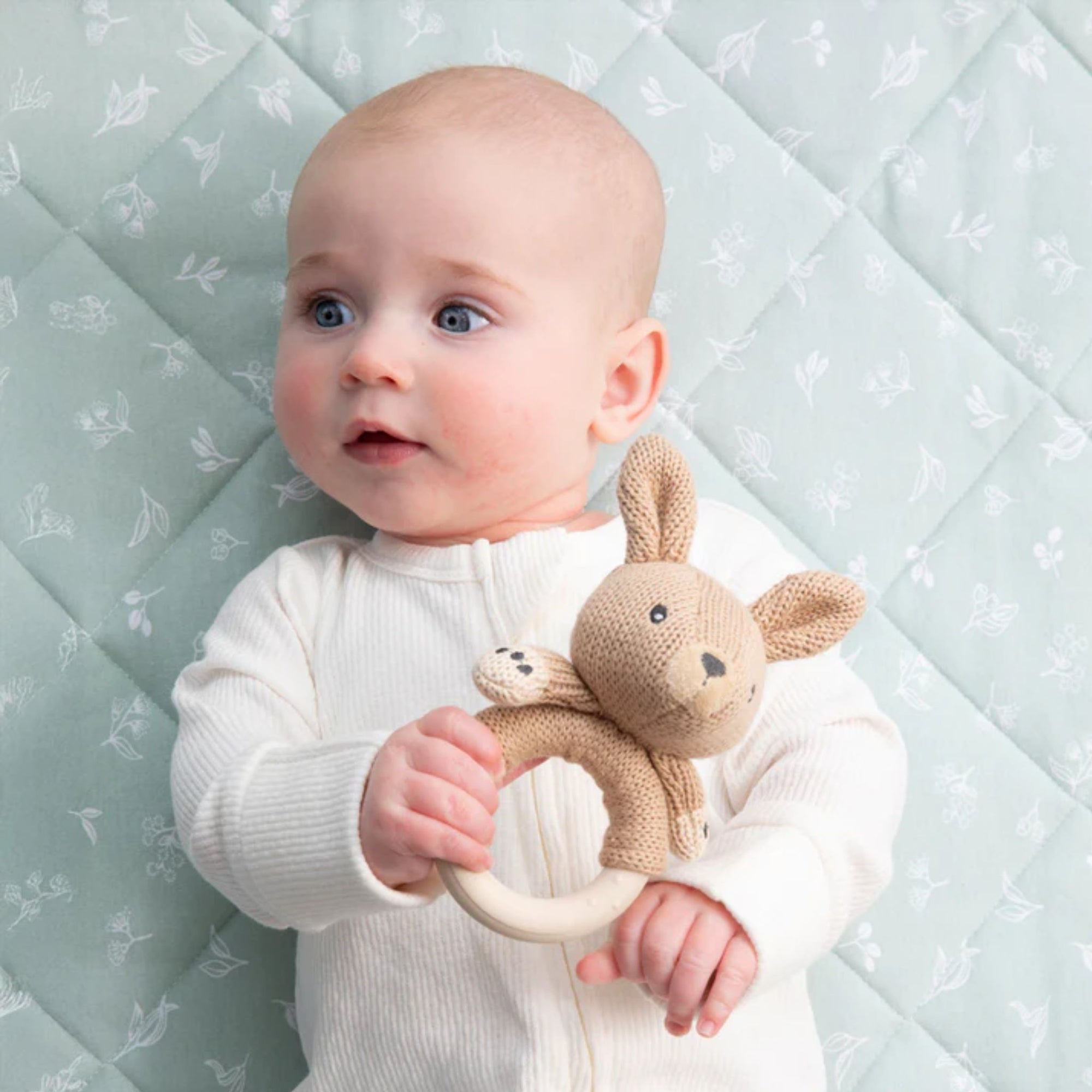 Kylie The Kangaroo Ring Rattle