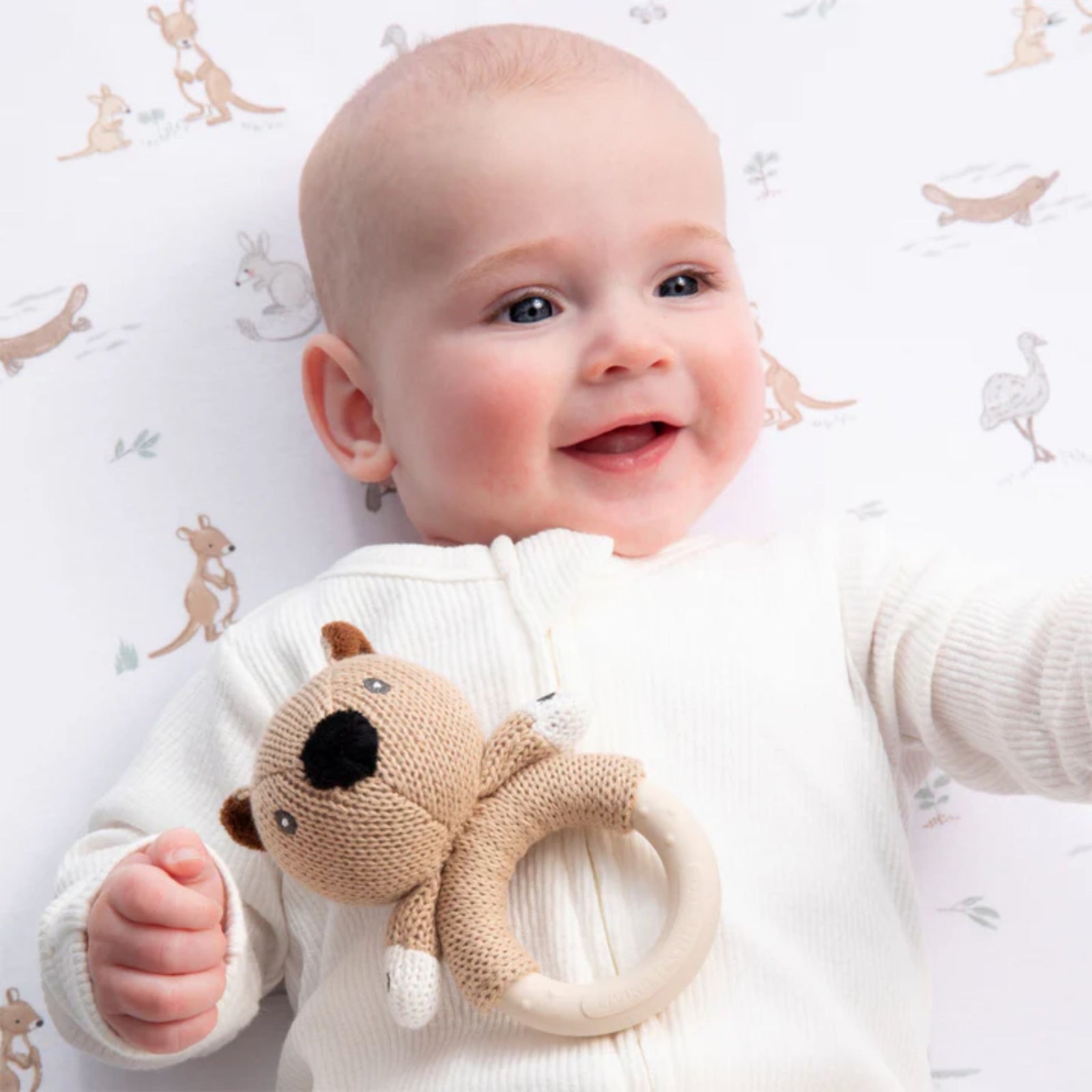 Wally The Wombat Ring Rattle