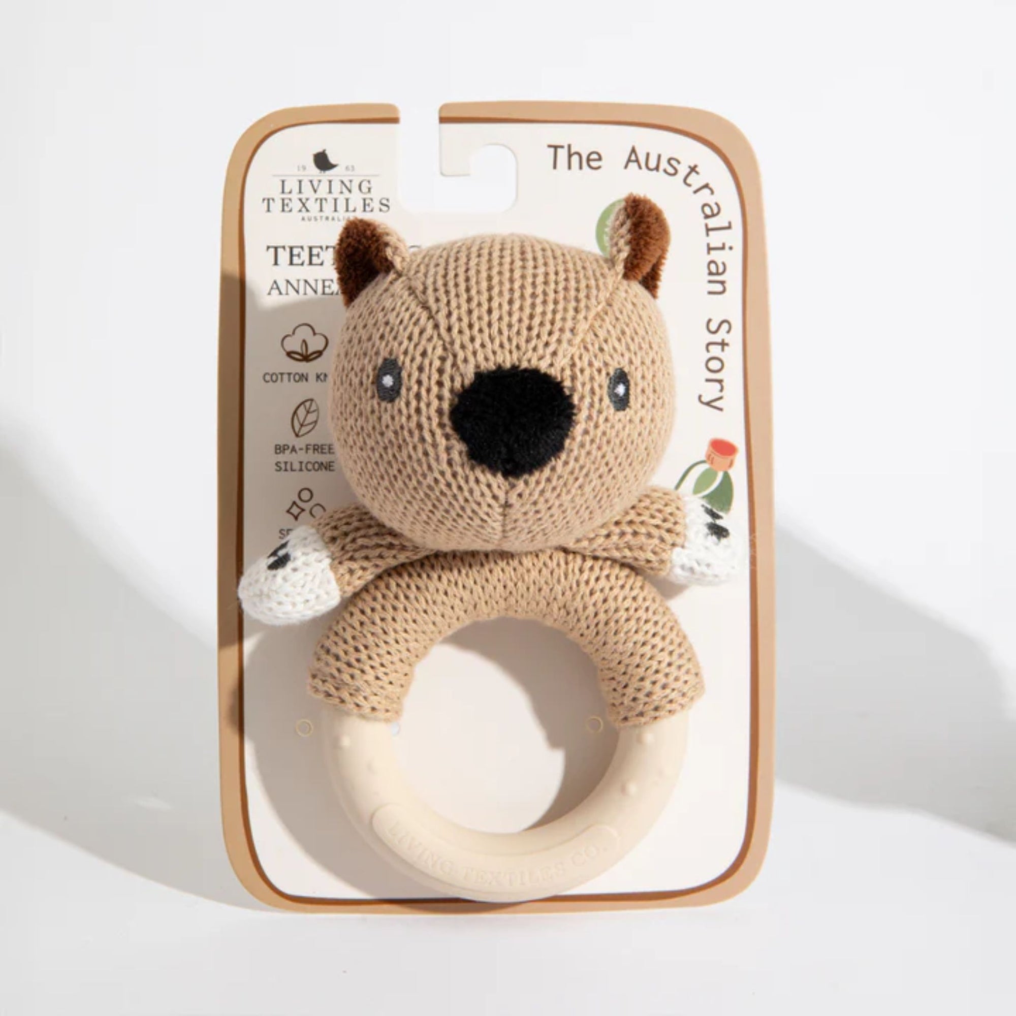 Wally The Wombat Ring Rattle