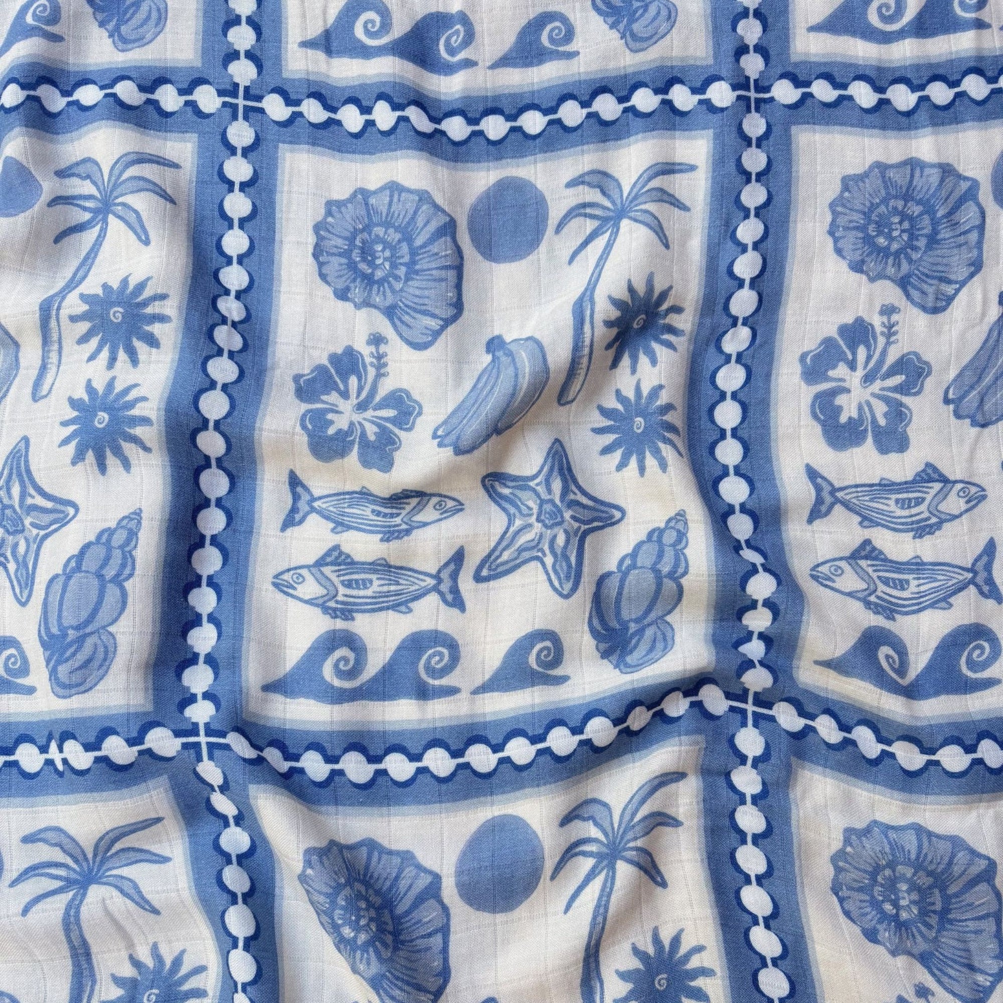 Big Island Life Blue Bamboo Baby Wrap