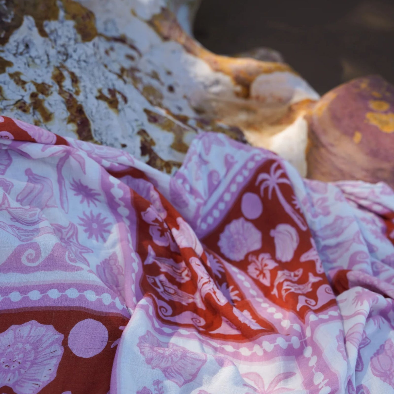 Big Island Life Pink Bamboo Baby Wrap