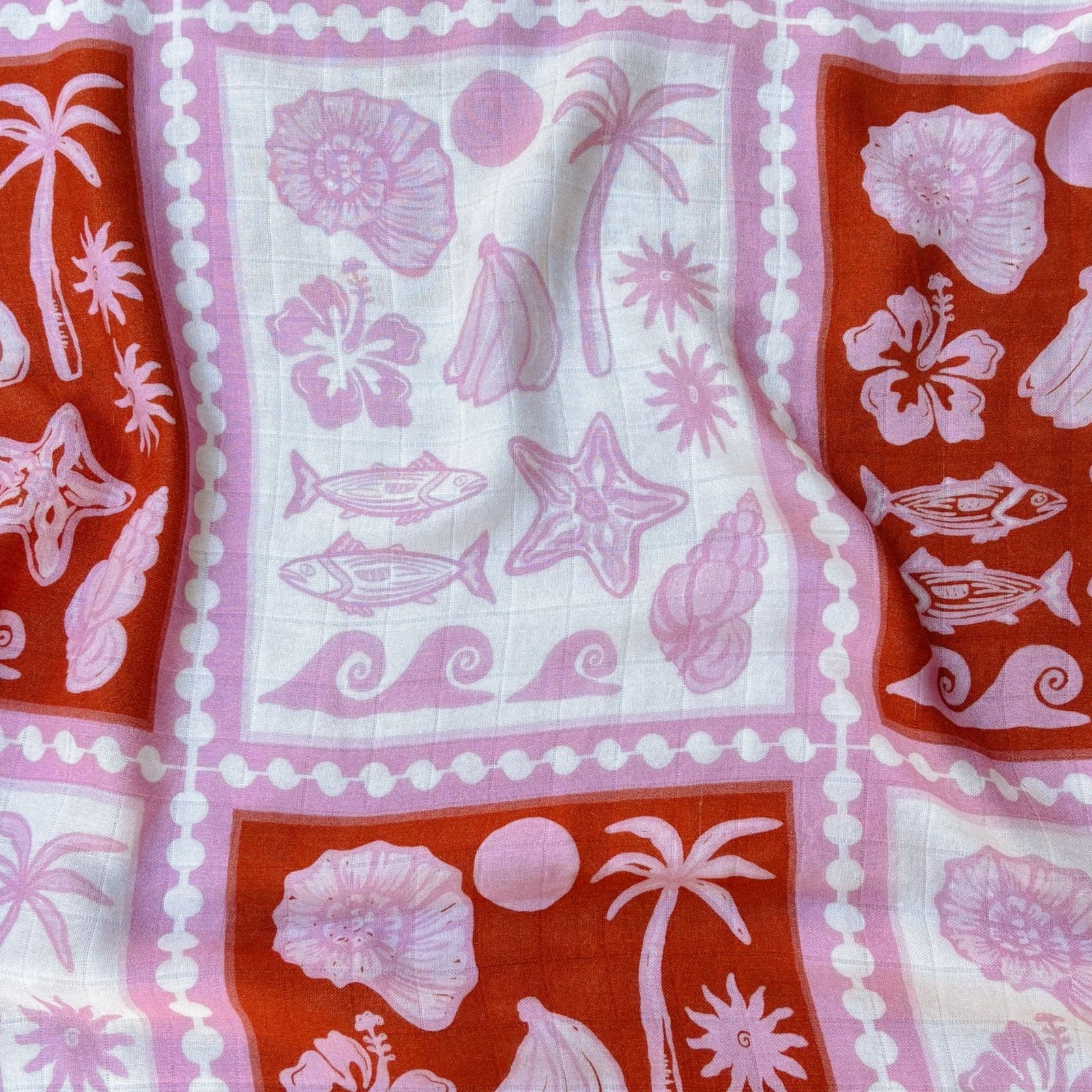 Big Island Life Pink Bamboo Baby Wrap