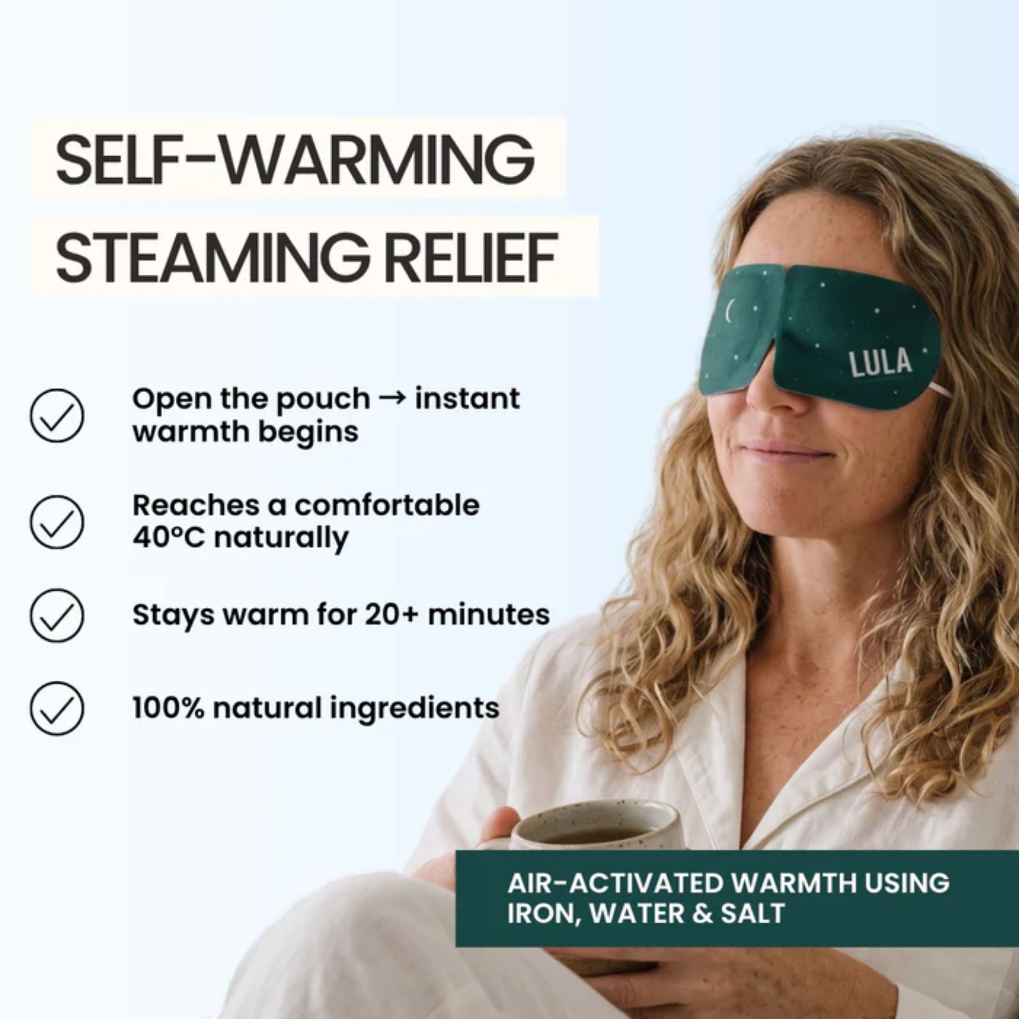 Self-Warming Eye Mask