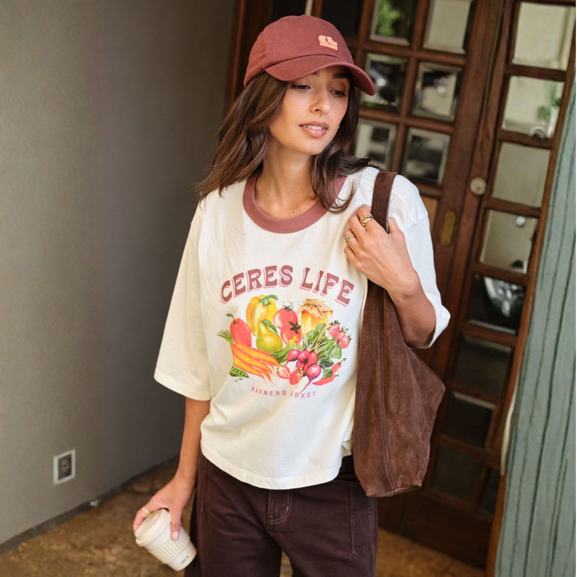 Macy Print Tee Farmers Market