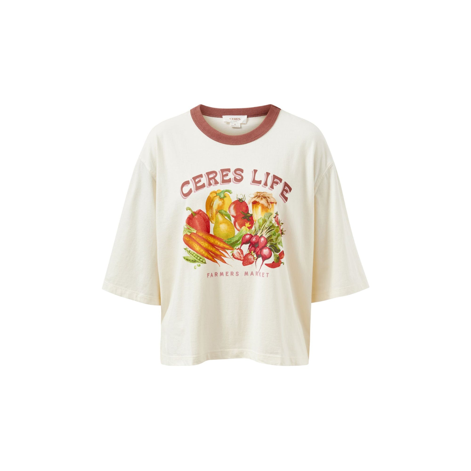 Macy Print Tee Farmers Market