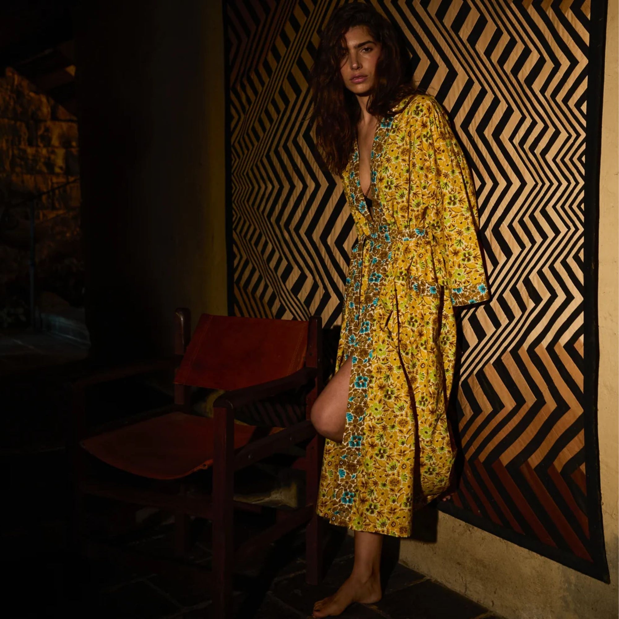 Magnolia Cotton Robe