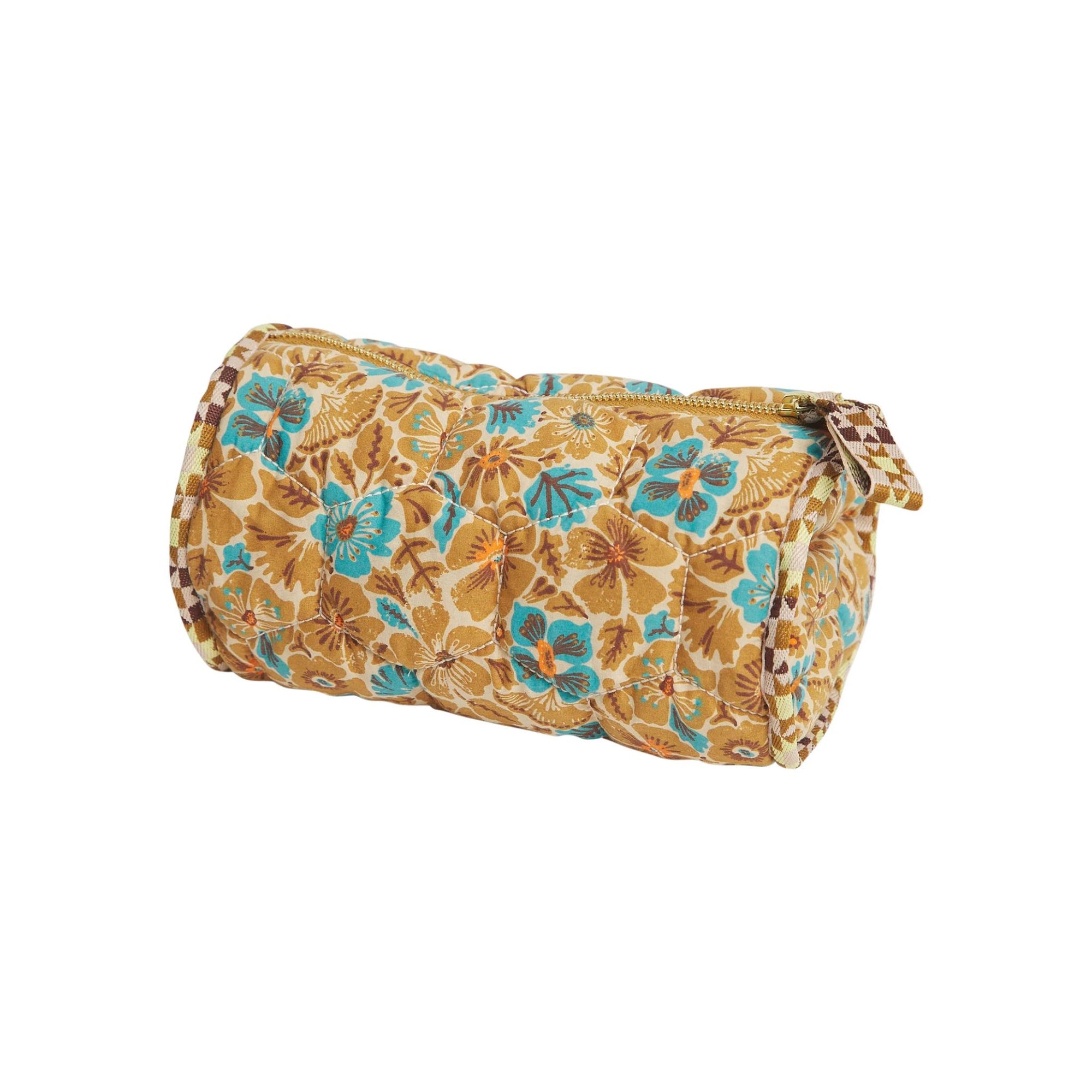 Magnolia Makeup Bag Turquoise