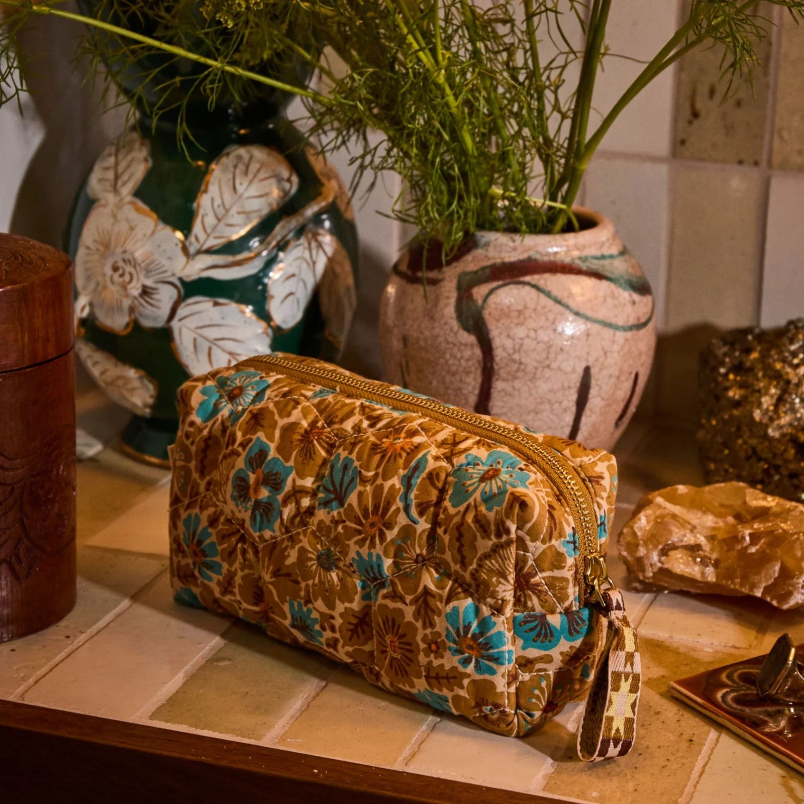 Magnolia Travel Bag Turquoise
