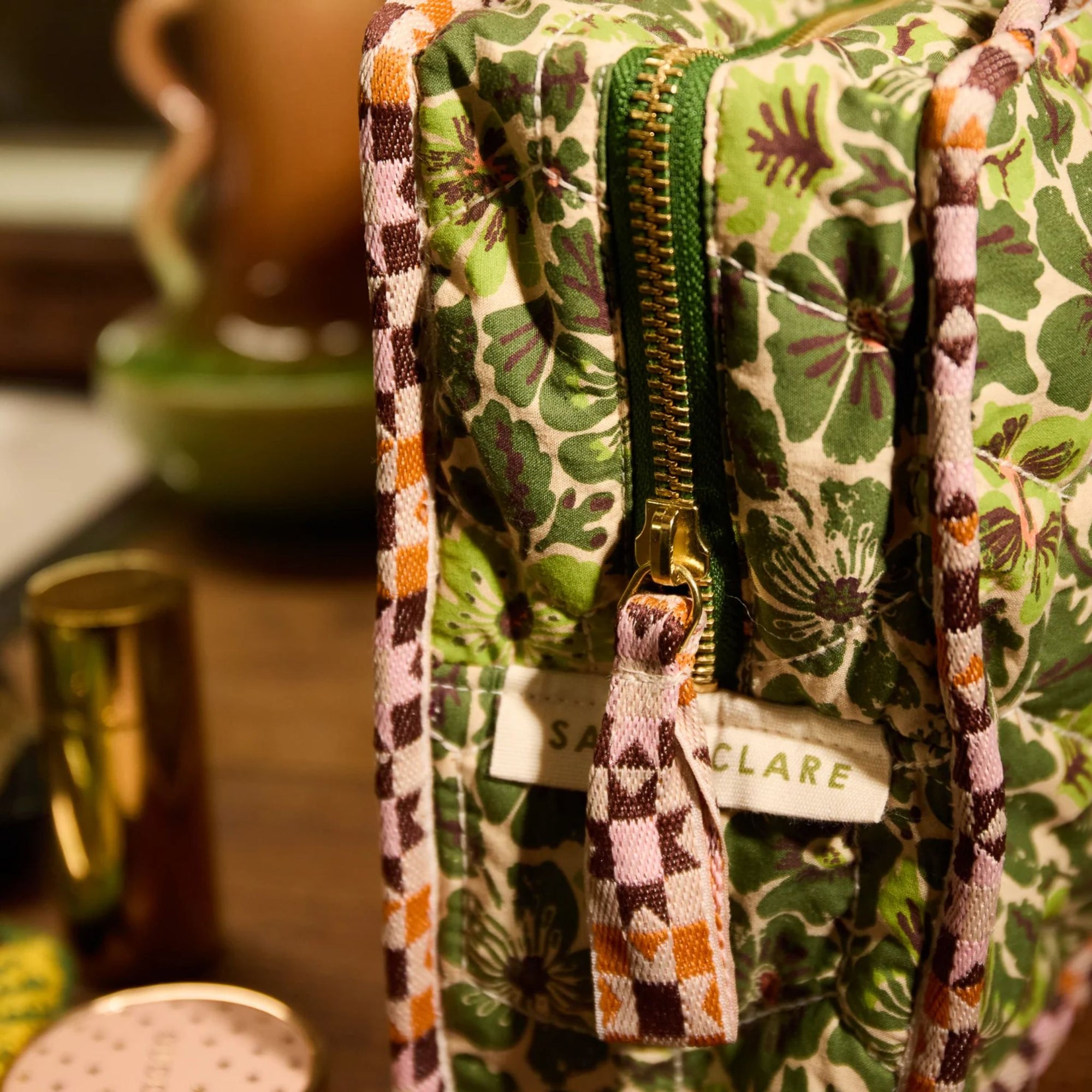 Magnolia Vanity Bag Cactus Green