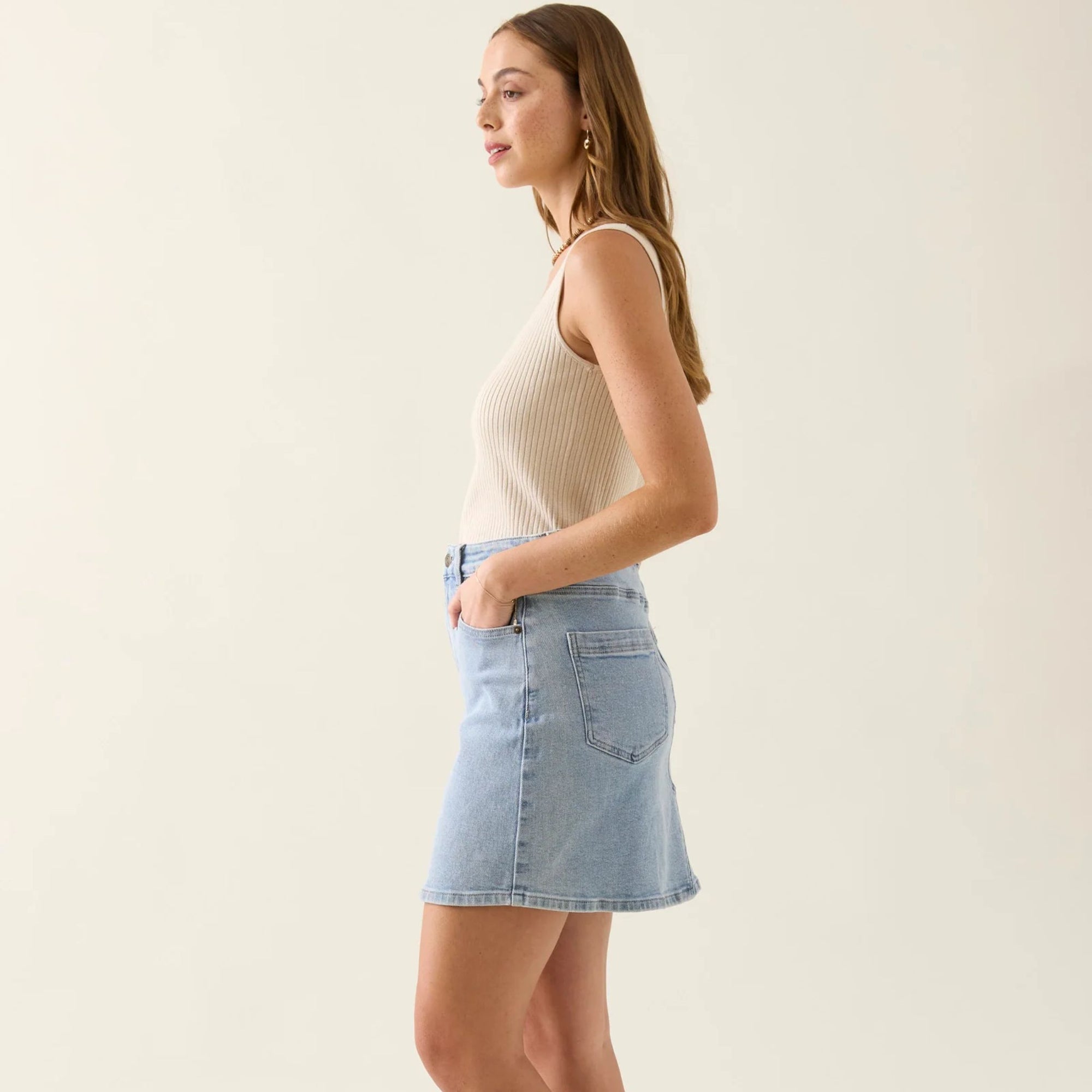 Margot Denim Skirt