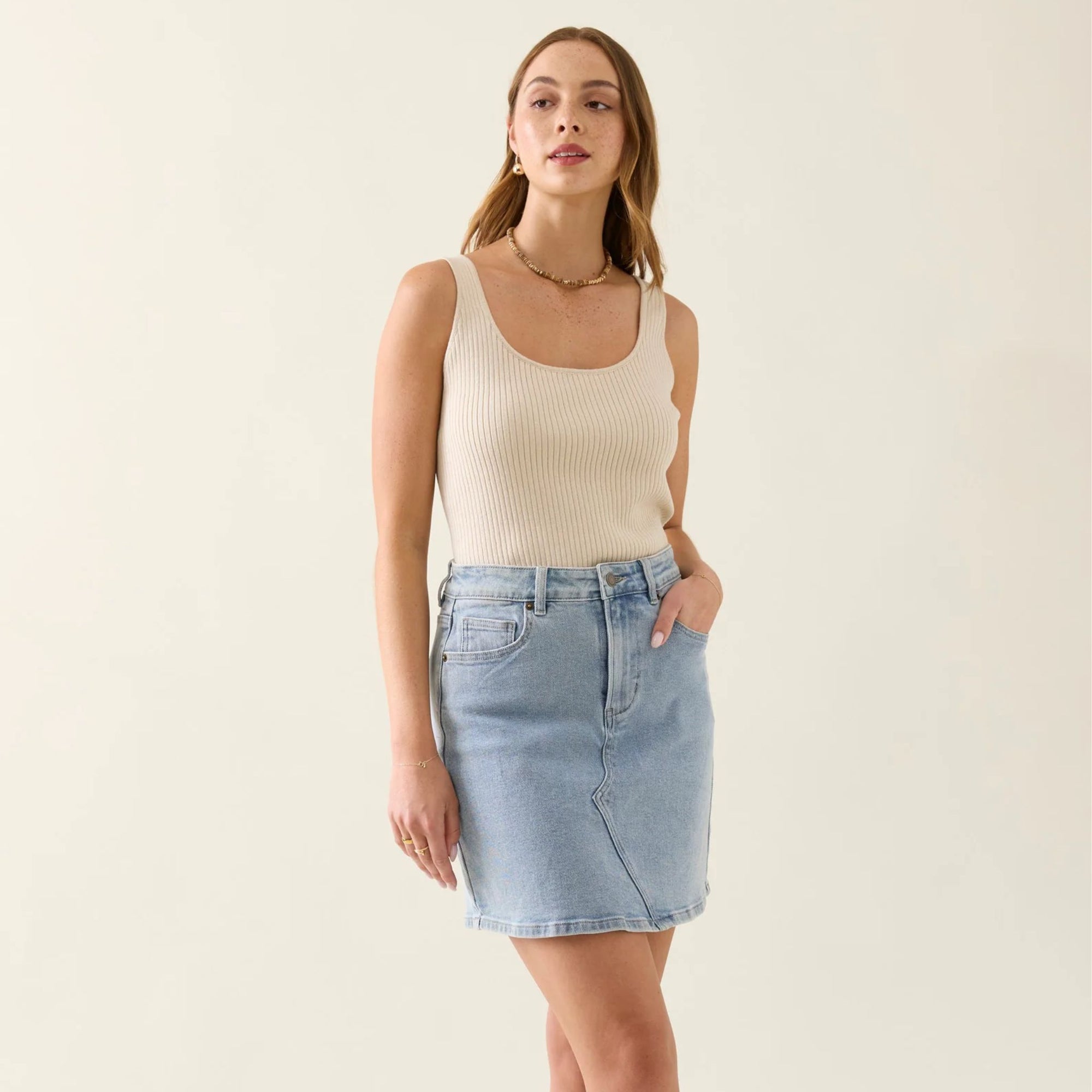 Margot Denim Skirt