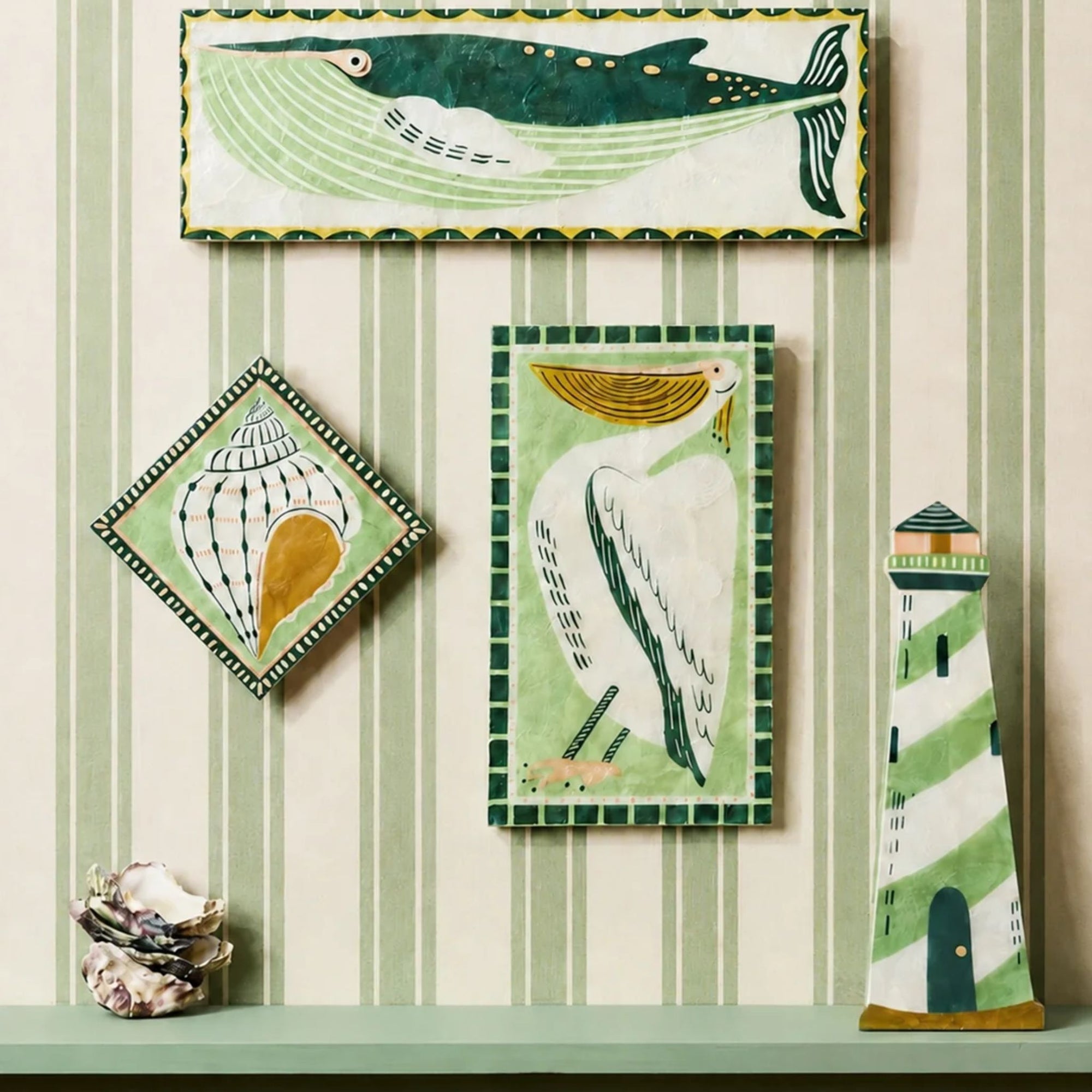 Mariner Pelican Wall Tile