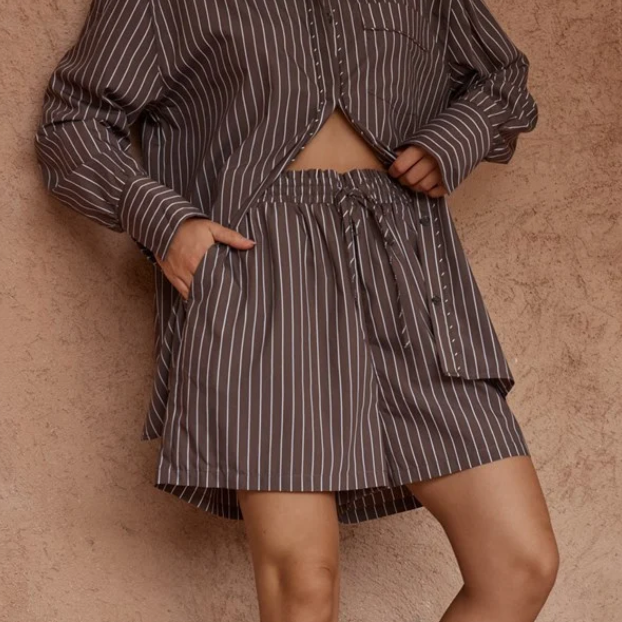 Marmo Stripe Short