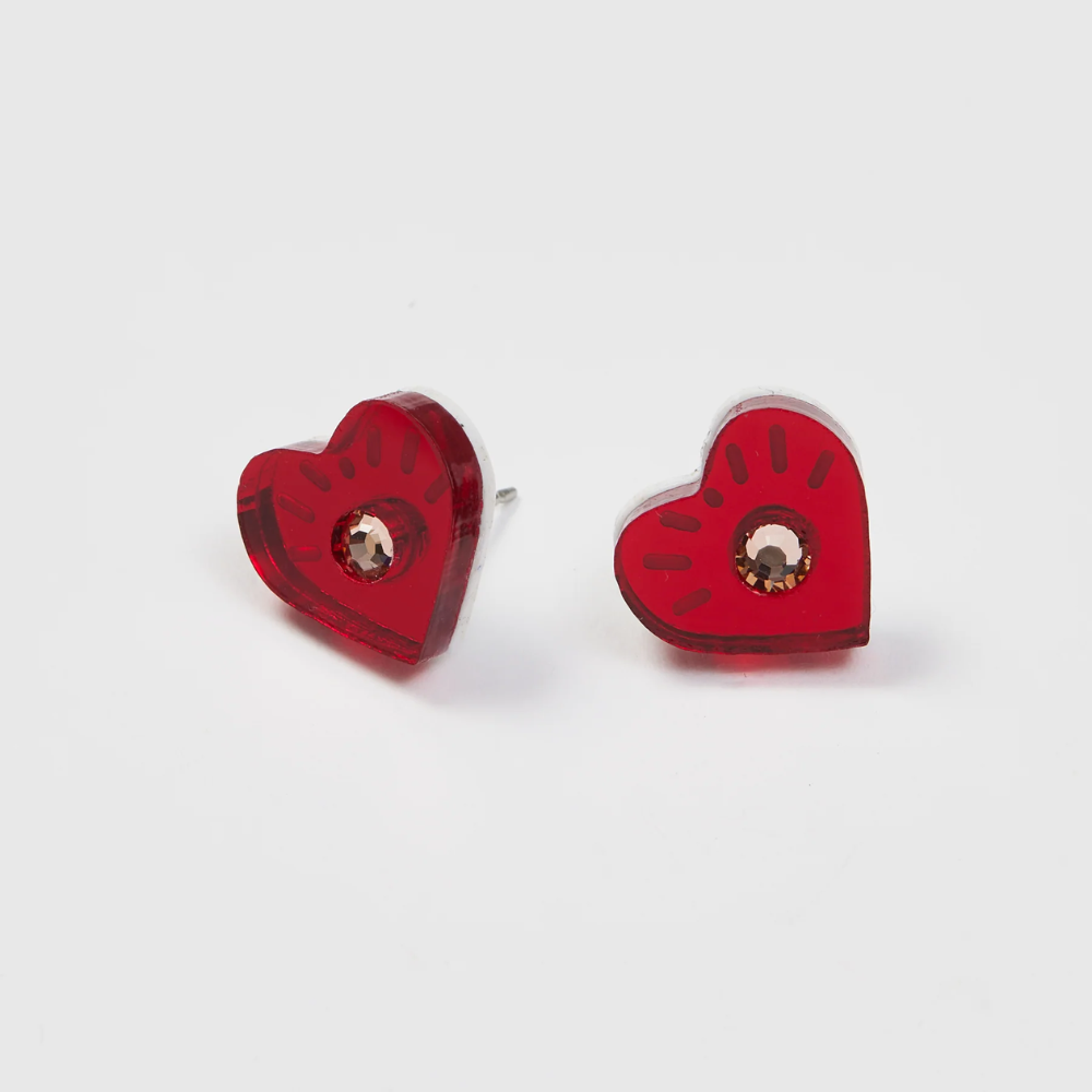 Eye heart Studs