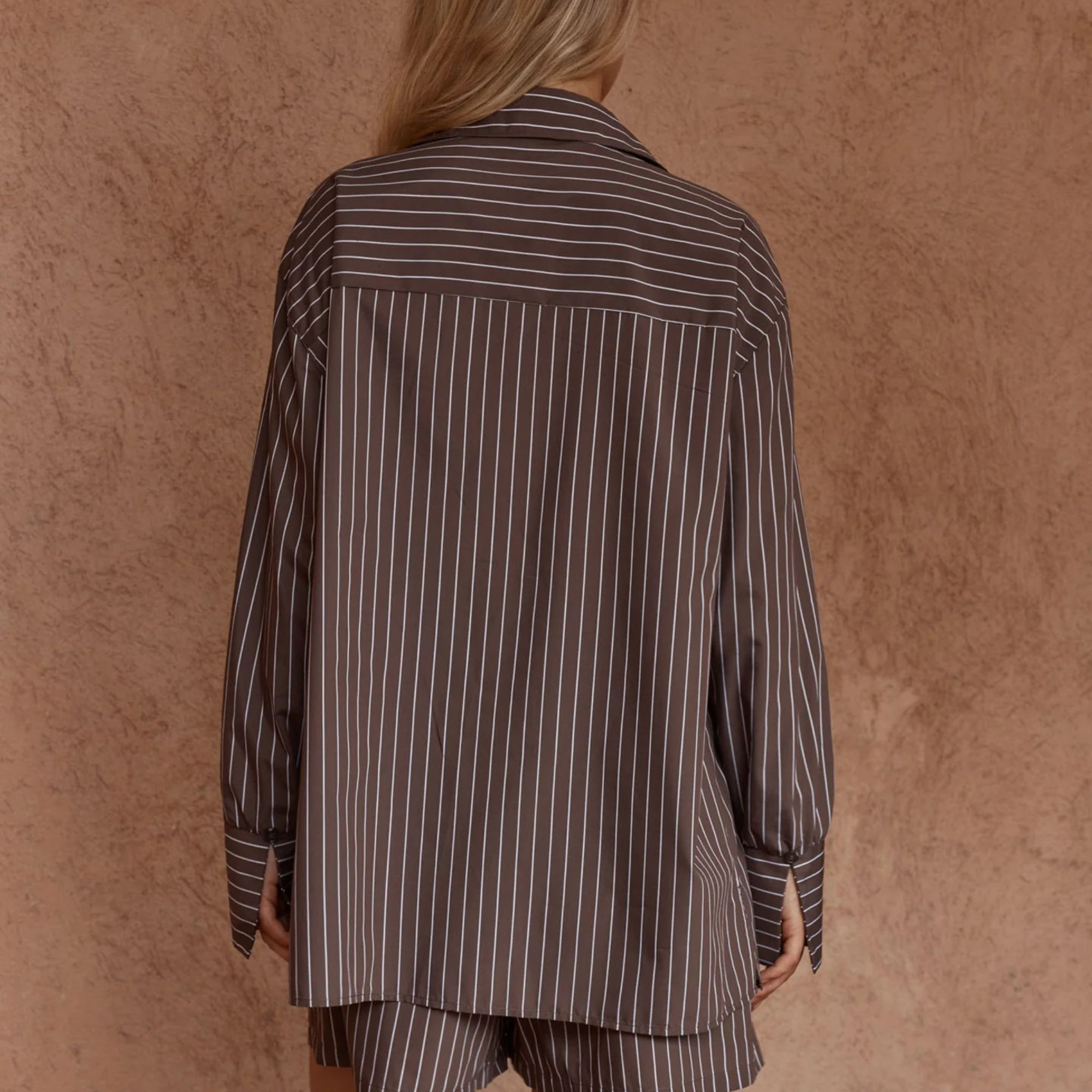 Marty Piped Stripe Shirt
