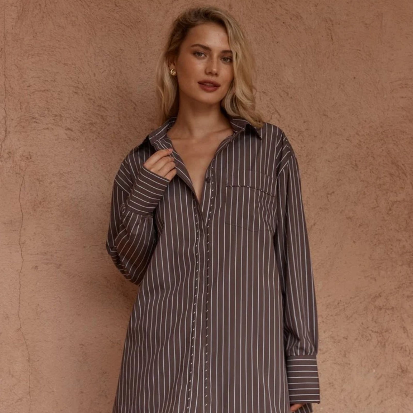 Marty Piped Stripe Shirt