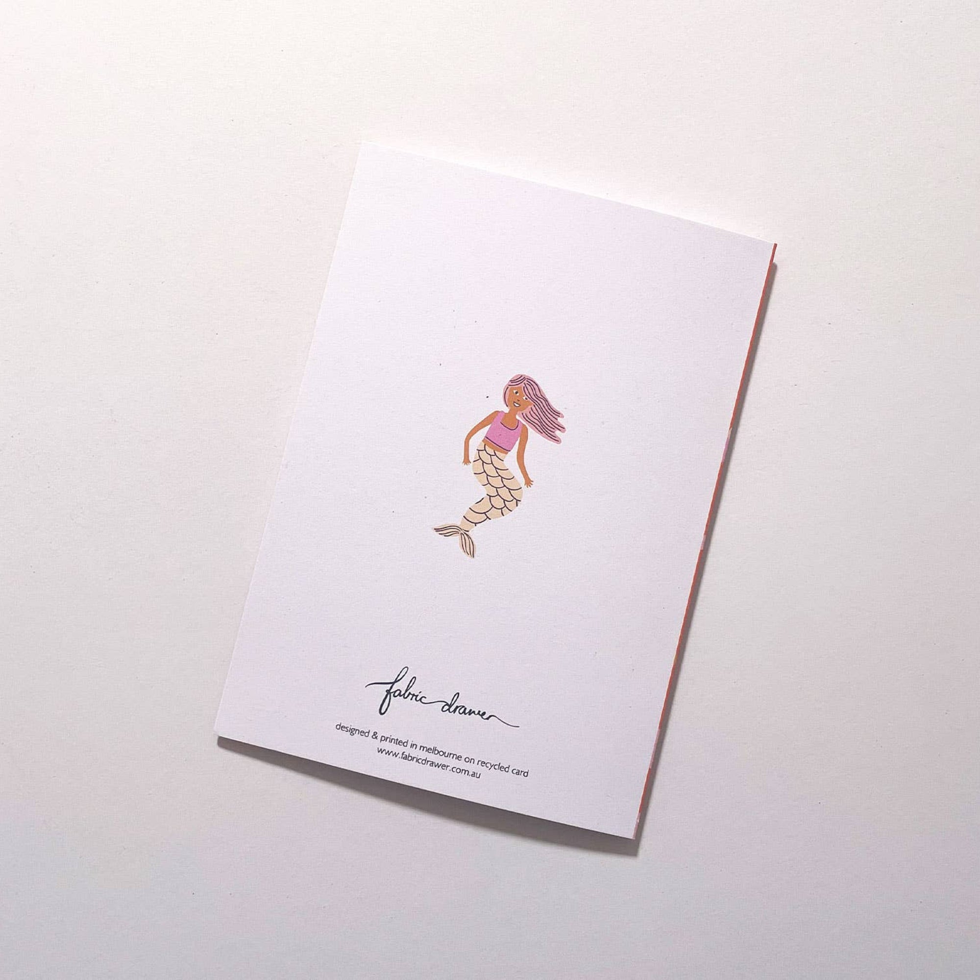 Greeting Card Happy Birthday Mermaids
