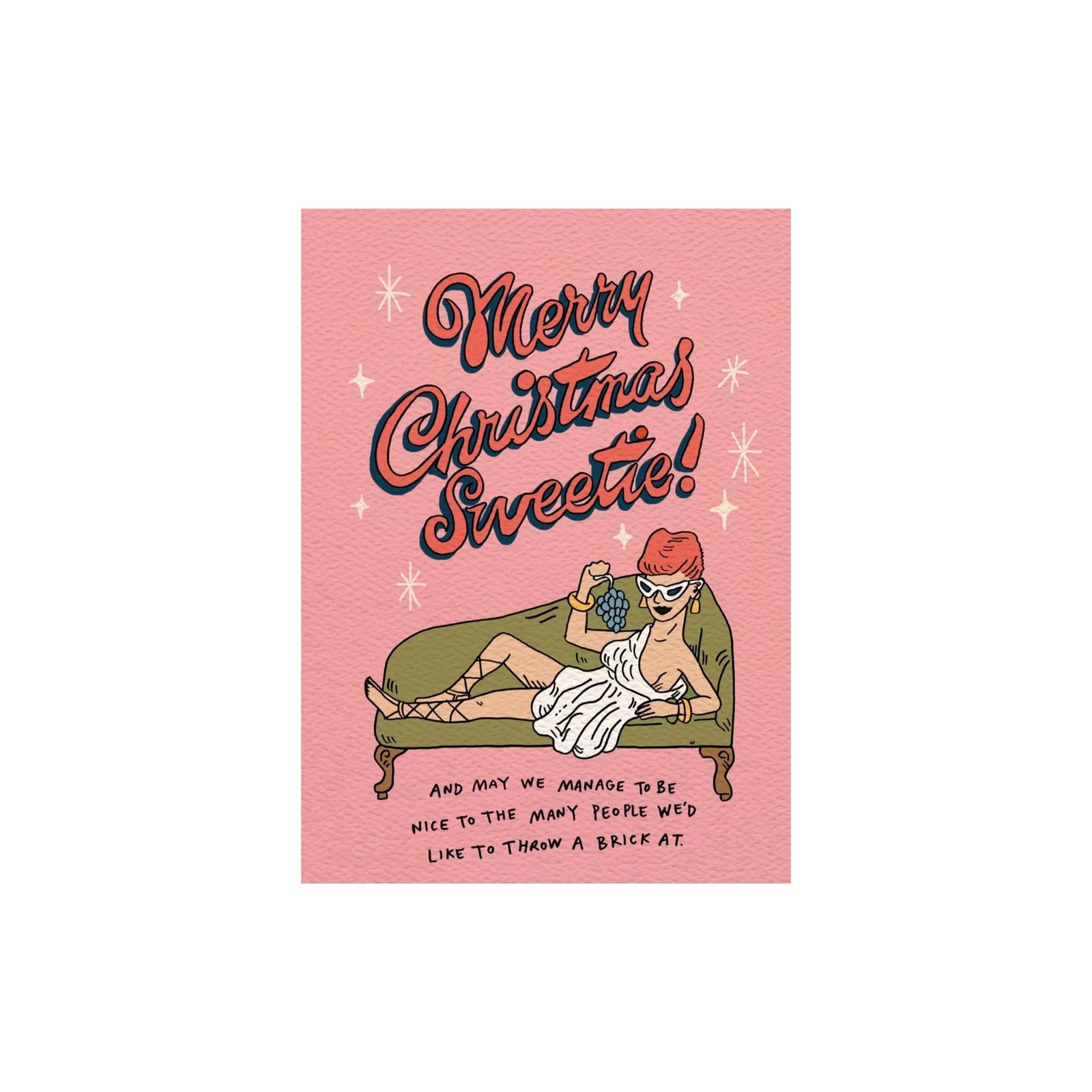 Greeting Card Merry Christmas Sweetie