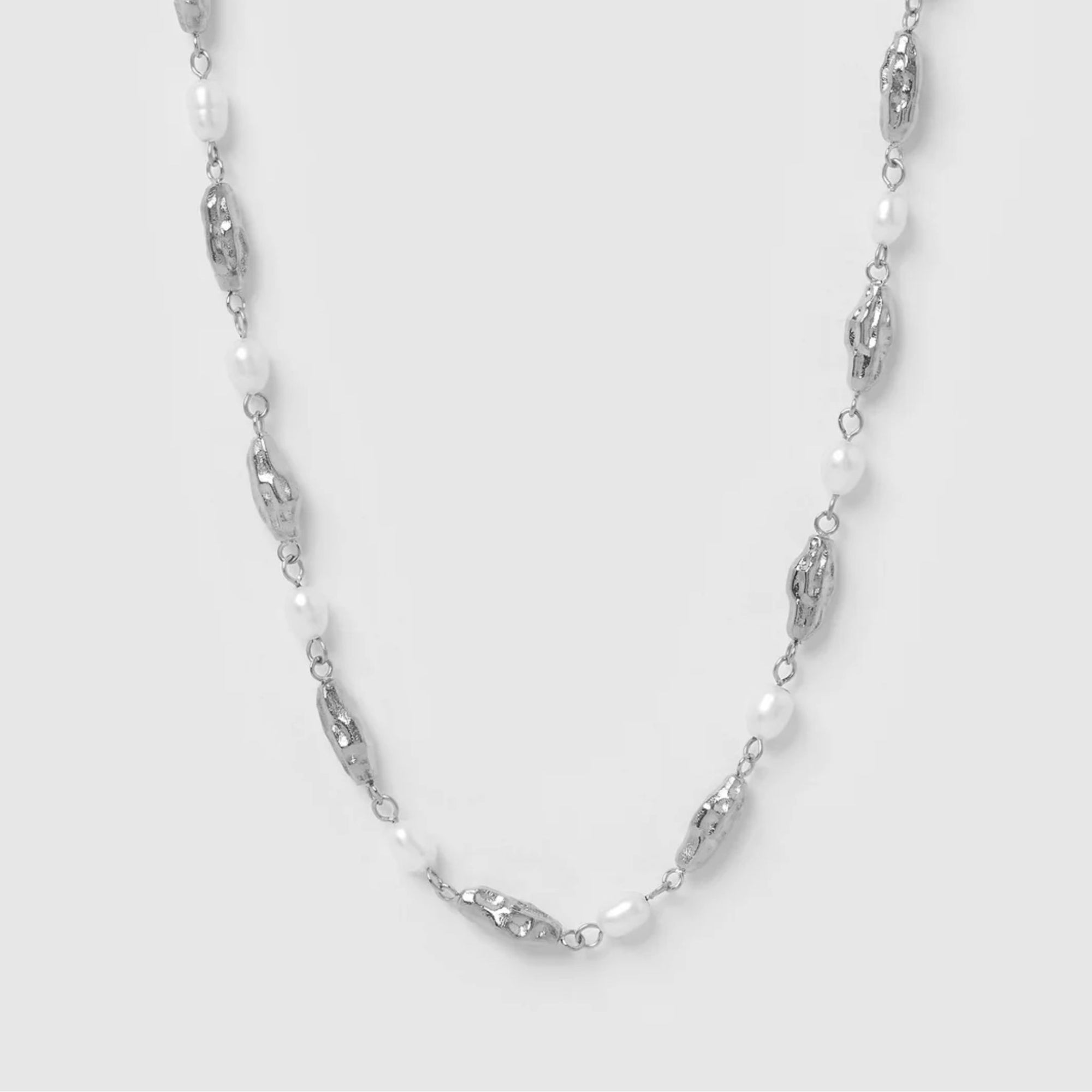 Mimi Pearl and Silver Necklace