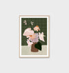 Modern Posy Dark 2 Print