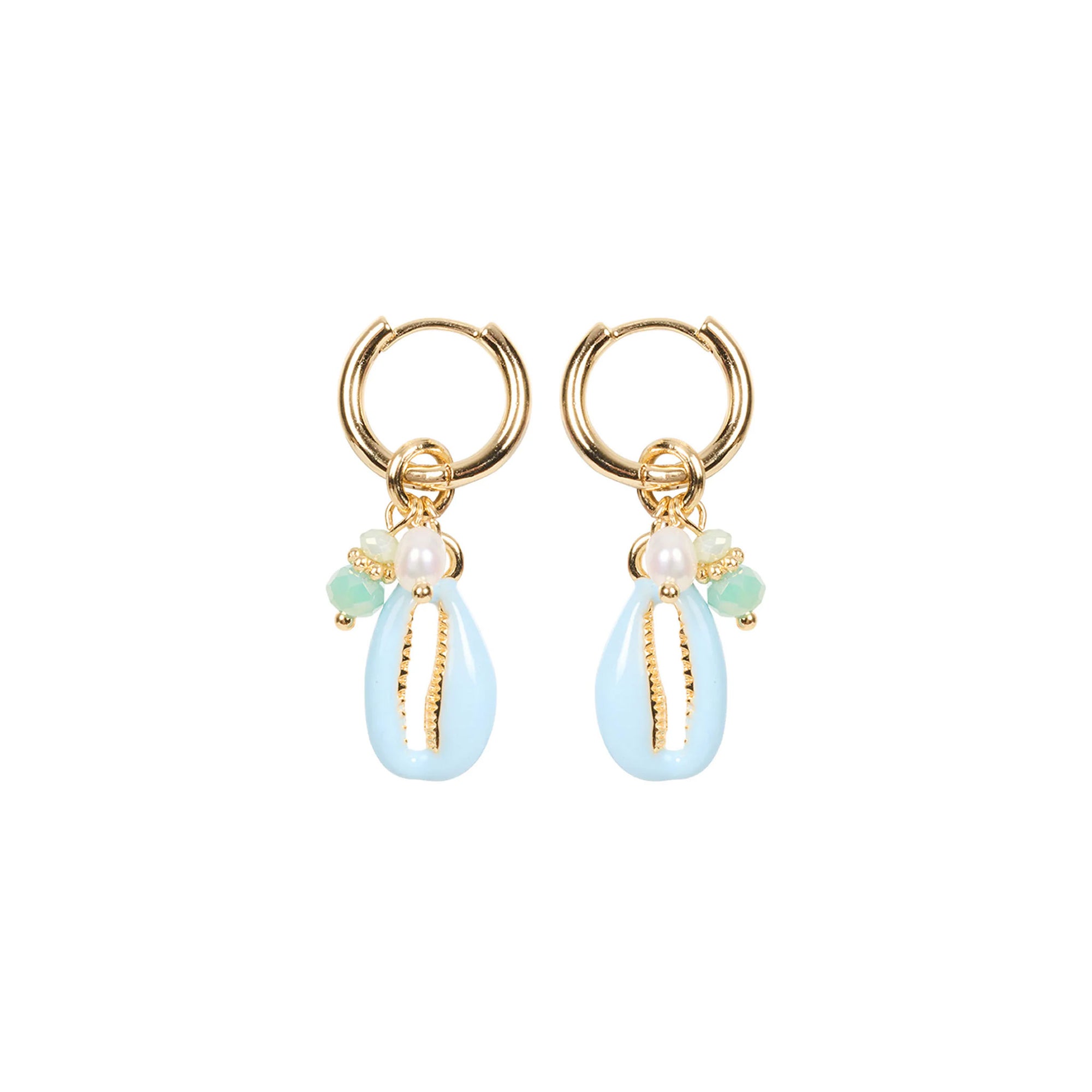 Montego Cowrie Earring
