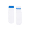 Cobalt Stripe Crew Non Slip Grip Socks