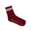 Crimson Dream Crew Slip Grip Socks