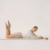 Latte Scrunch Non Slip Grip Socks