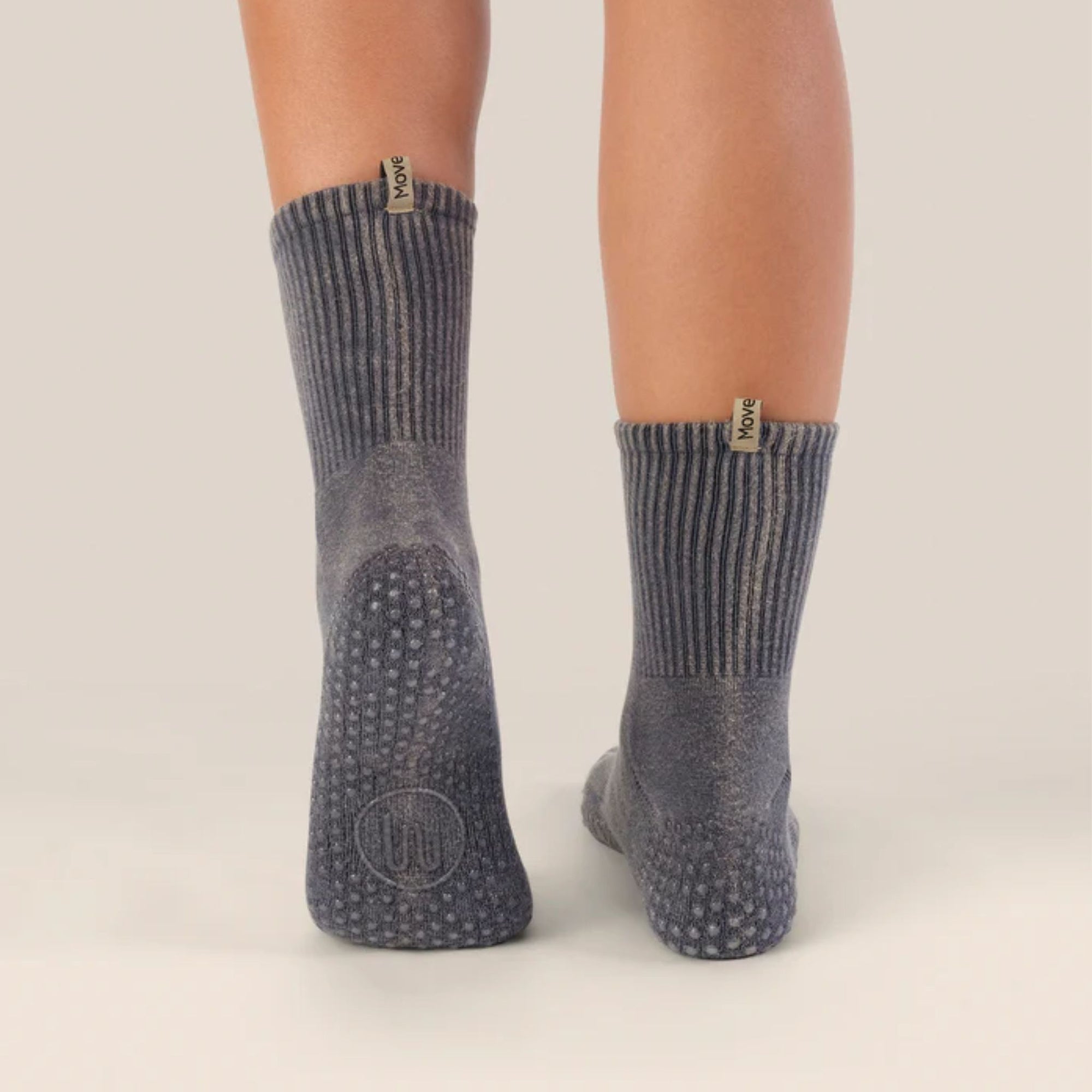 Crew Grip Socks Navy Vintage Rib