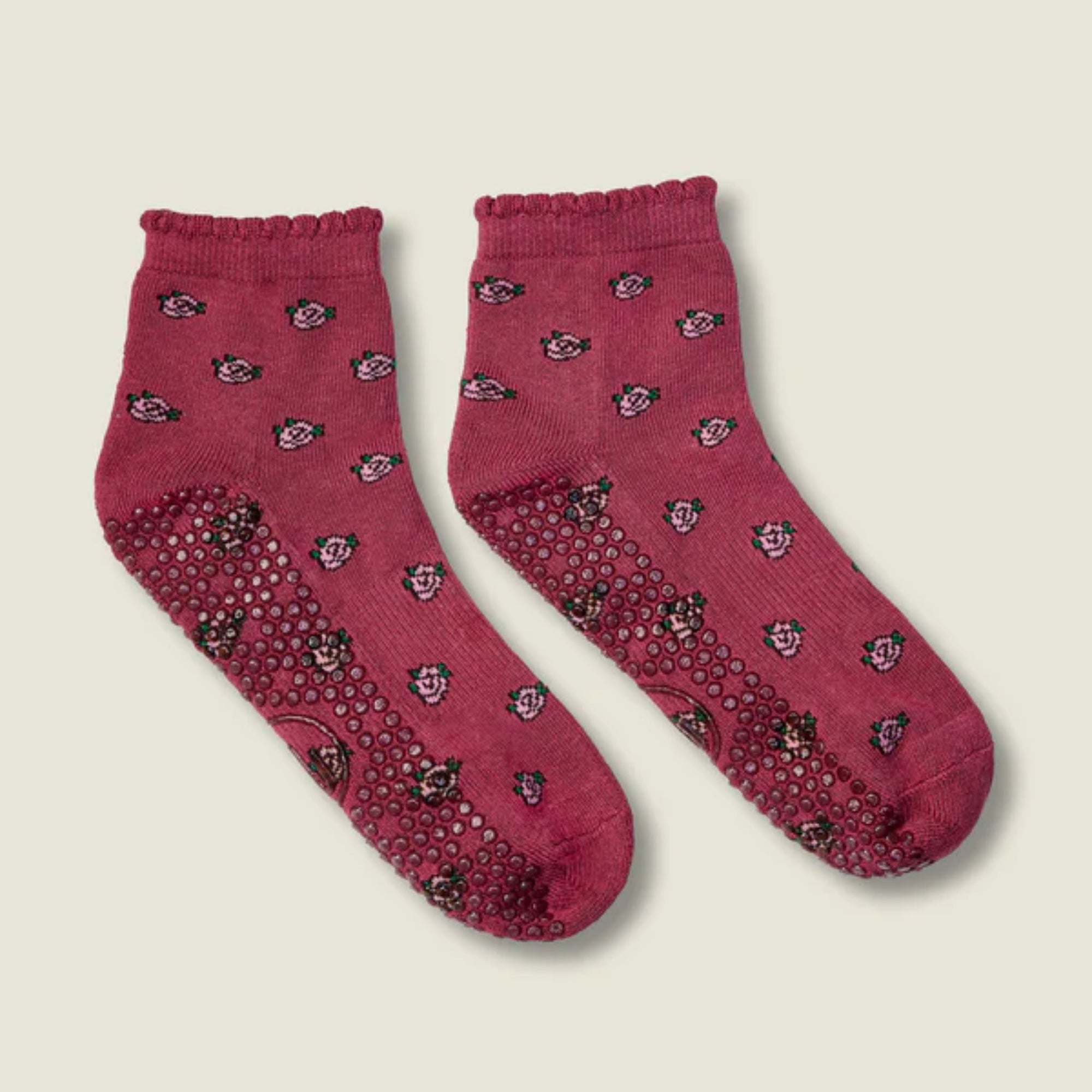 Crew Grip Socks Wild Rose Quarter