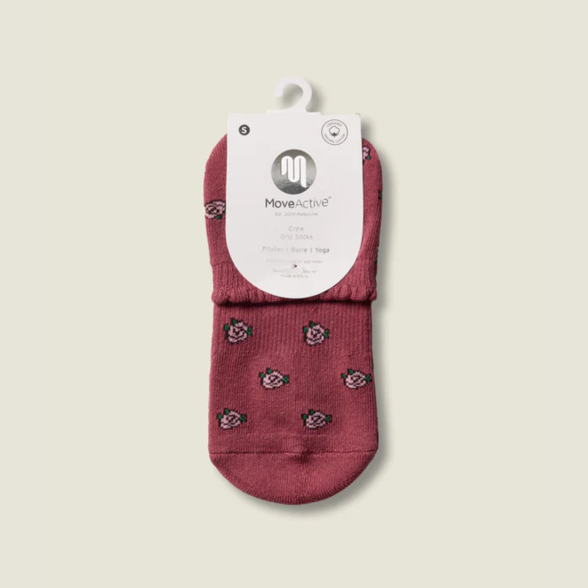 Crew Grip Socks Wild Rose Quarter
