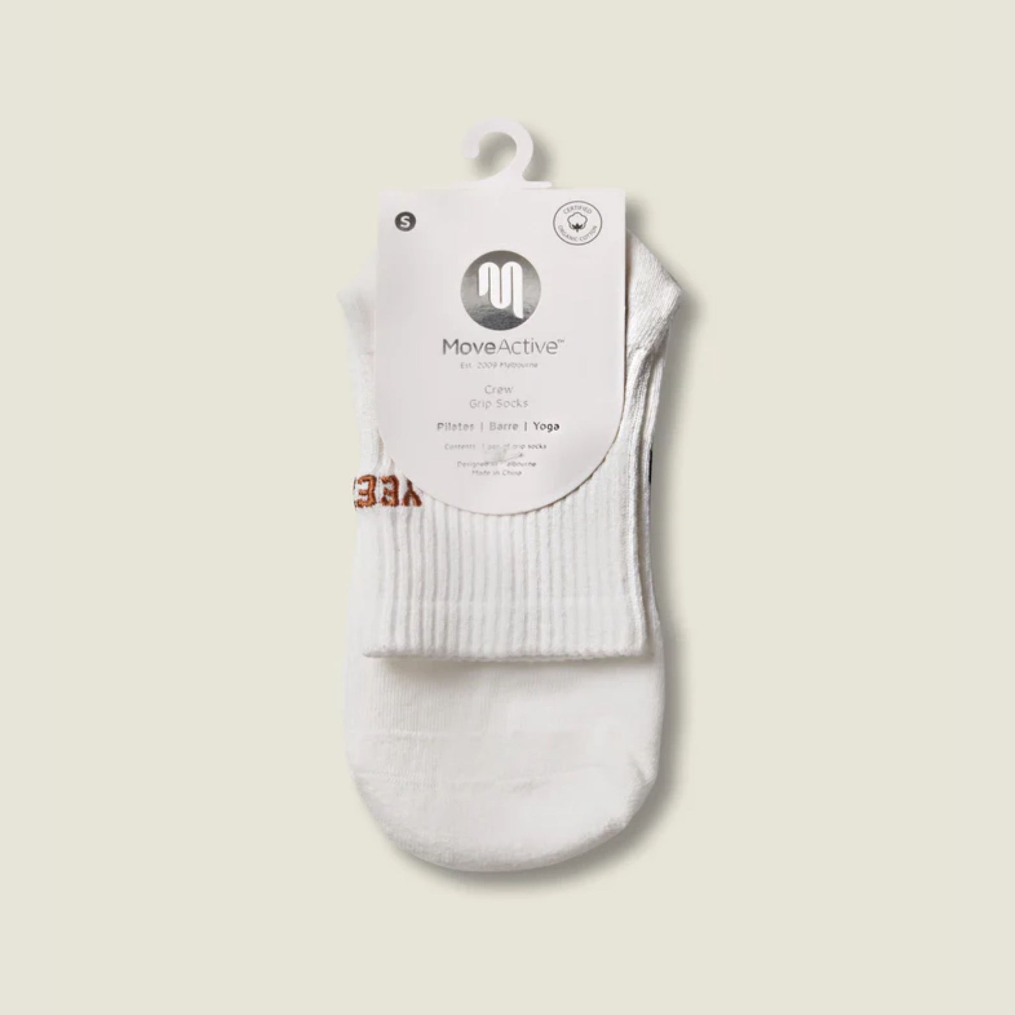 Crew Grip Socks Yeehaw Ivory
