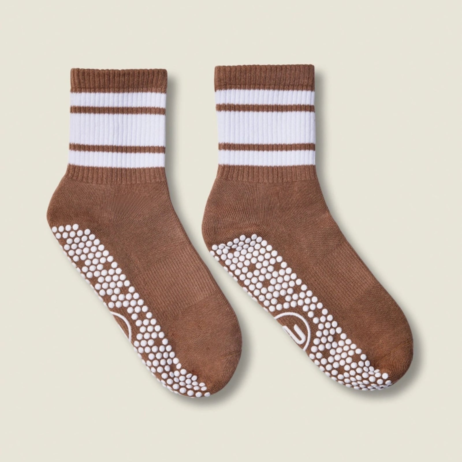 Crew Grip Socks Sporty Stripe Tan