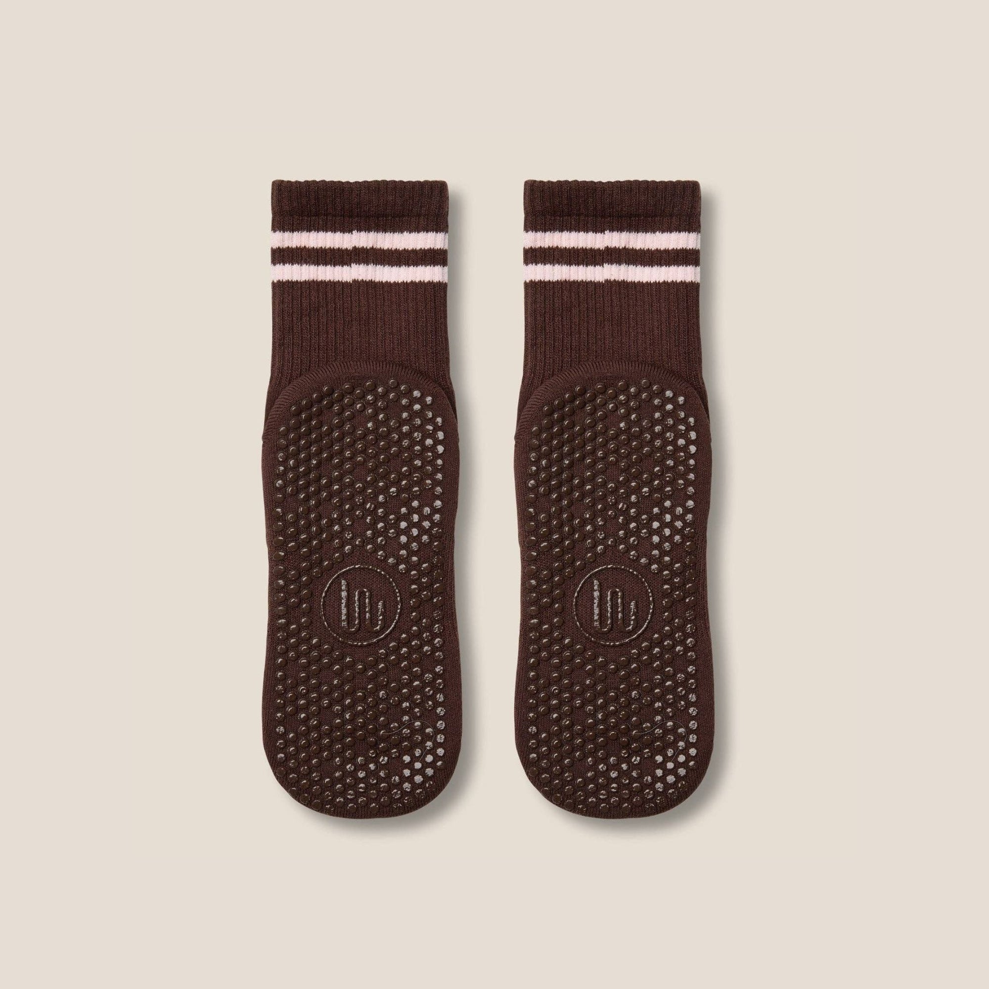 Crew Grip Socks Sporty Stripe Espresso