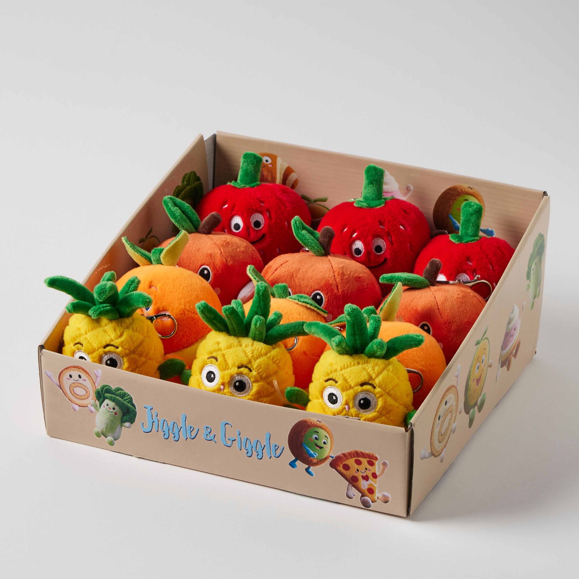 Munchettes Plush Fruity Keychain